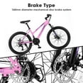 Youth/Adult Mountain Bike, 24 inch Womens Bicycles, Bicicletas Para Mujer for Teenagers Girls, Women MTB with Shimano 21 Speed Grip Shiter and Dual Hand Brakes, Pink