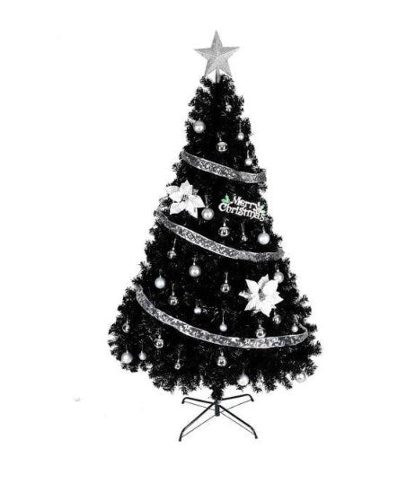 6Ft Premium Holiday Christmas Tree for Home, Office and Party Decoration with 1600 Branch Tips, Easy Assembly, Christmas Pine Tree with Metal Tree Base