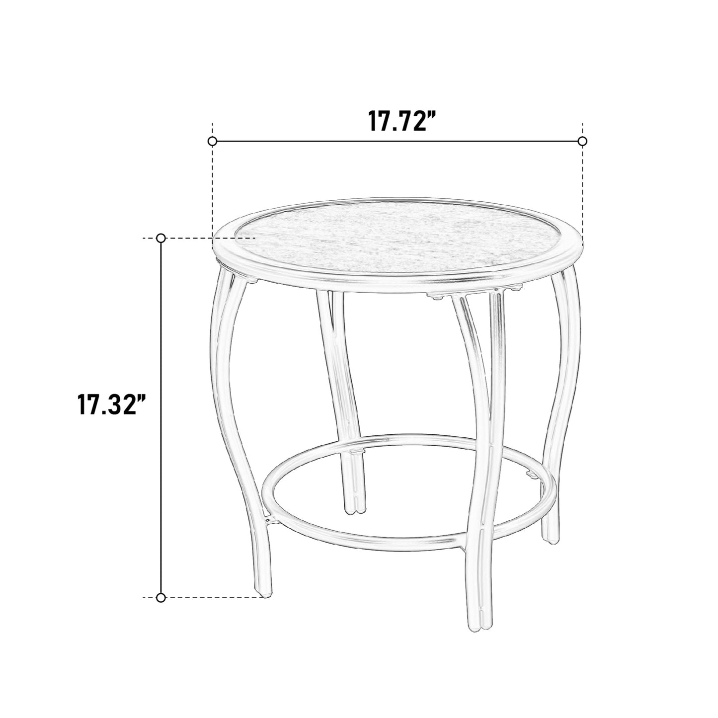 Outdoor Balcony Furniture Set, SHINPT Patio Table and Chairs Set, 3 Pieces Porch Furniture Set, Modern Rattan Chair Conversation Set with Coffee Table, Outdoor Furniture for Backyard, Lawn, Garden