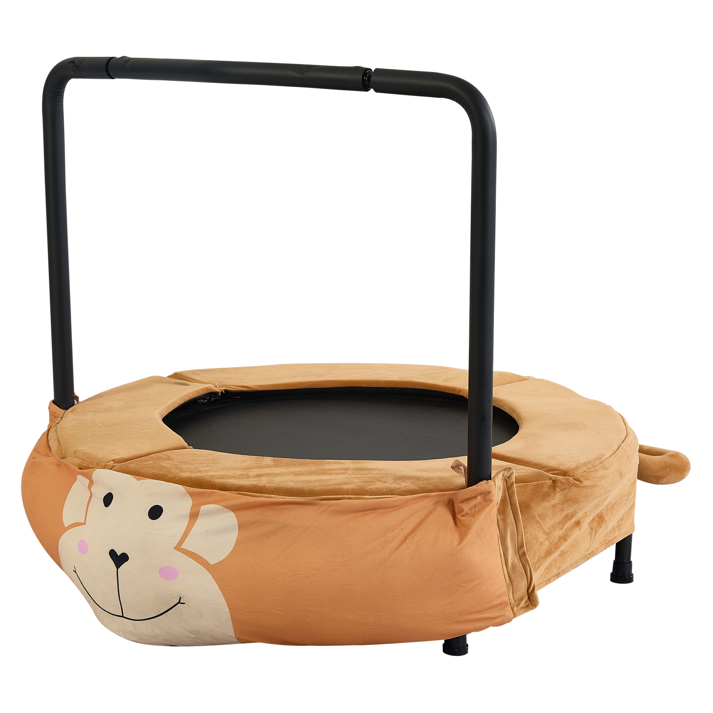 36" Mini Trampoline for Kids Ages 3-7, Toddler Trampoline with Foam Handle for Indoor & Outdoor, SHINPT Kids Trampoline for Boys&Girls, Ladybug Black and Red Foldable Iron Tube for Backyard, Patio