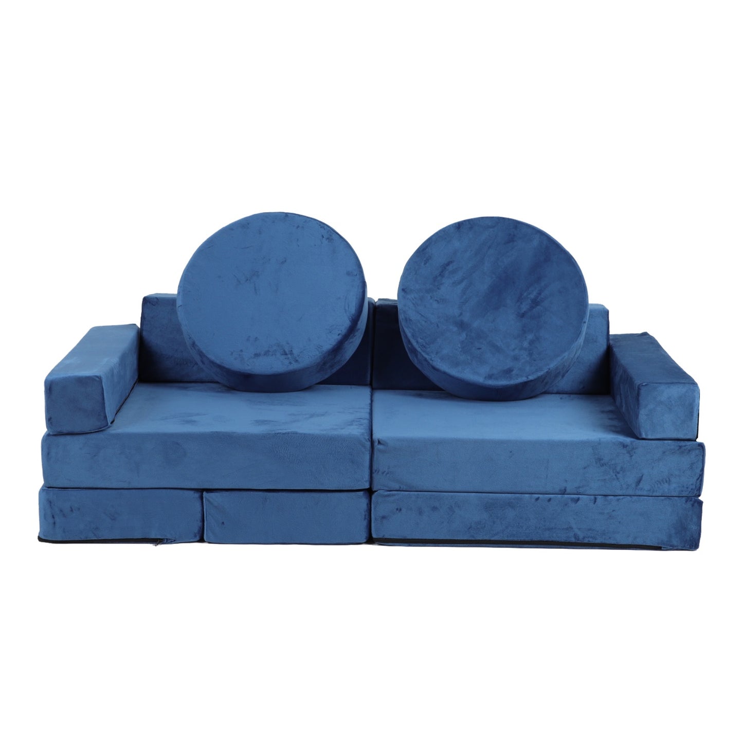 14pcs Modular Kids Play Couch, SHINPT Kids Play Couch for Toddlers Convertible Foam and Floor Cushion, Kids Playroom Furniture for Playroom Bedroom Living Rooms, Nugget Couch for Kids Birthday Gifts