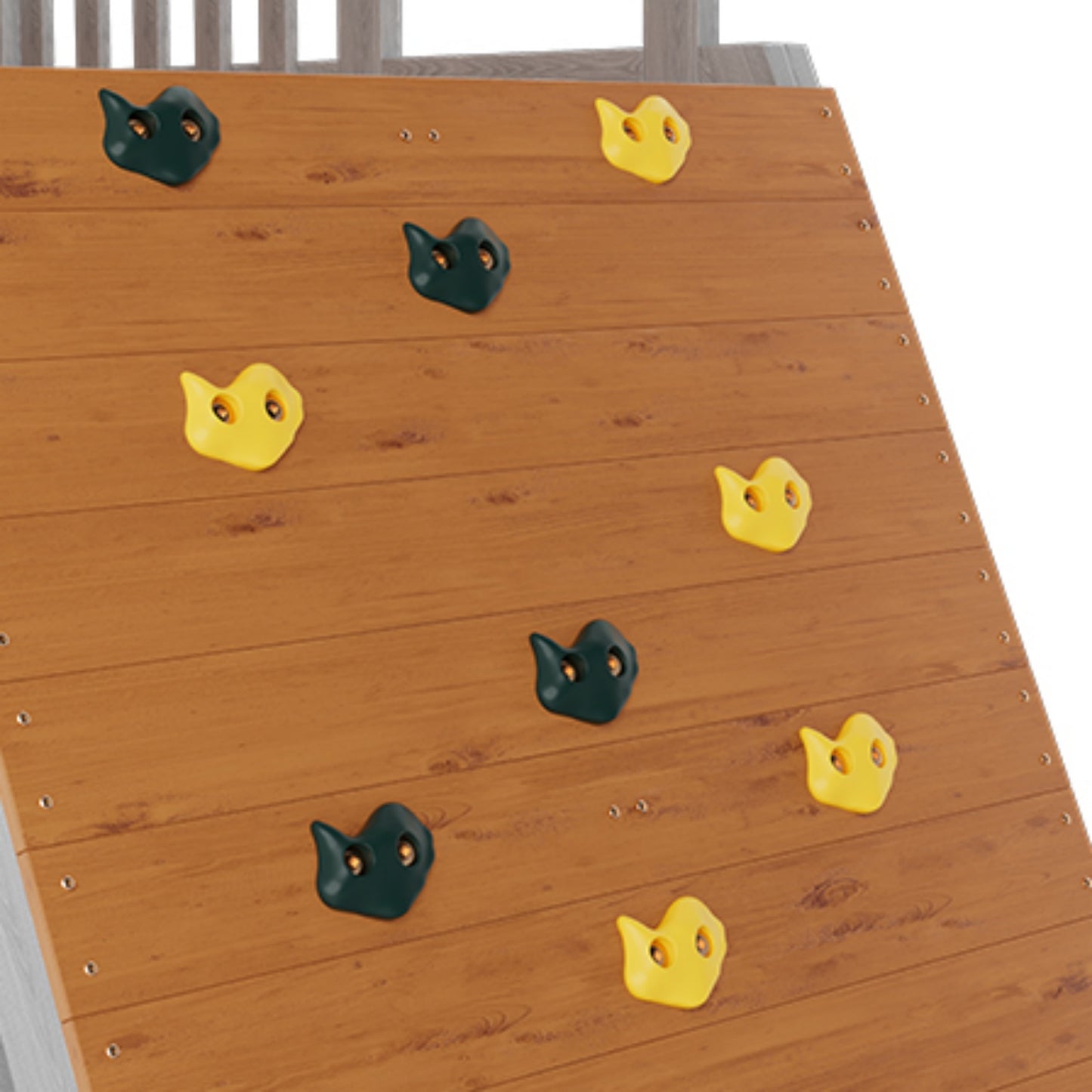 Kids Outdoor Play Equipment, Wooden Playground Sets for Backyards with Lookout Post, Telescope, Seats, Door, Ladder and Climb Ramp, Toddler Outdoor Playset for Kids Ages 3-8 Children, Easy Set Up