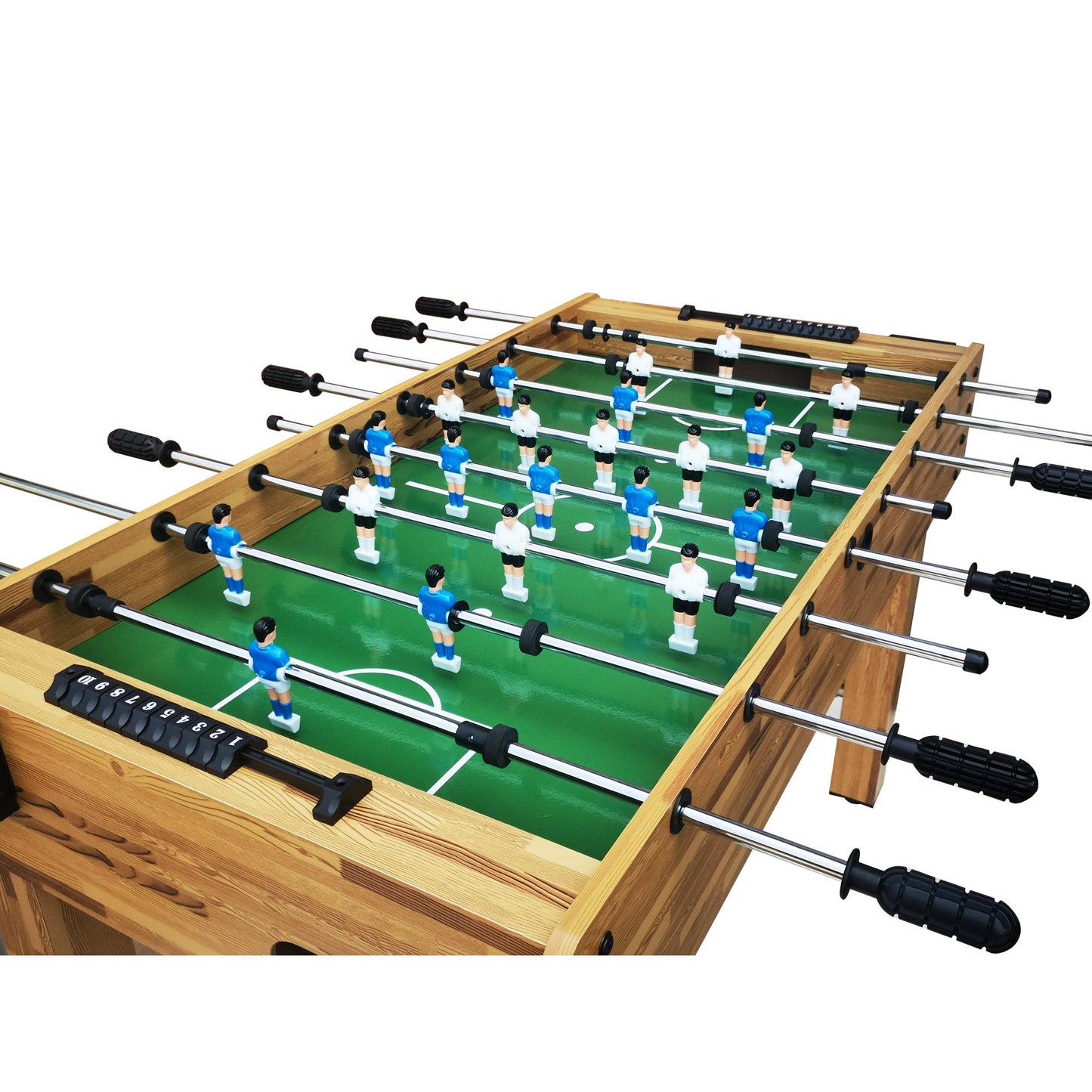 Portable Foosball Table, SHINPT 4ft Children's Game Table for Home, Arcade Game Room, for Indoor or Outdoor, Family Game Night, Perfect for Kids and Adults, Foosball Table Includes 2 Balls