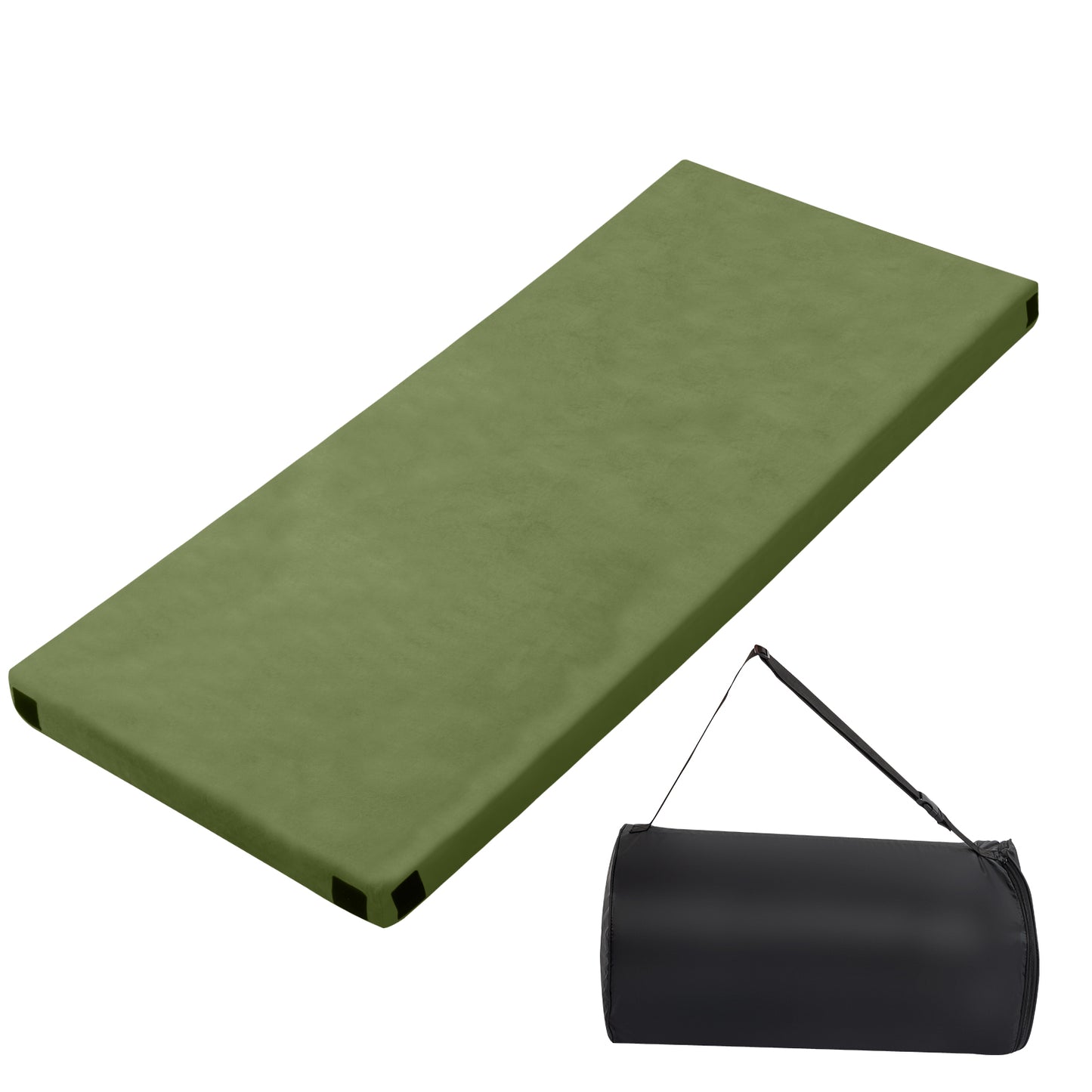 SHINPT Versatile Camping Sleeping Pad, Ultralight Memory Foam Camping Mattress with Non-Slip Bottom, Foldable Sleeping Mat for Camping Backpacking Hiking Traveling Tent, Easy to Carry and Store