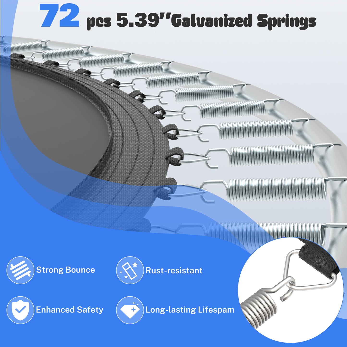 14FT Trampoline for Kids with Basketball Hoop, SHINPT Toddler Trampoline for Backyard, Patio, Indoor Trampoline with Enclosure Net, Adult Trampoline with No-gap Design, Outside Toy for Kids for Gift