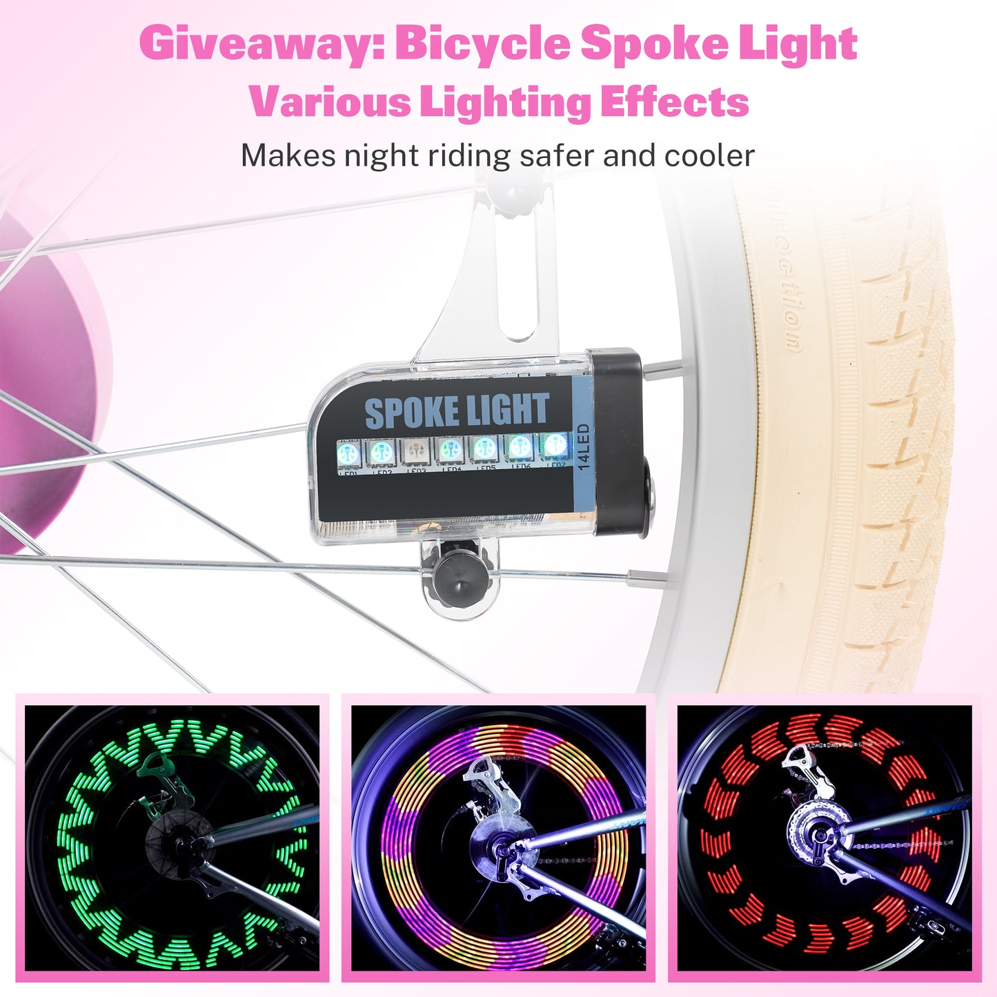 20in Kids Bike for Girls and Boys, SHINPT Girls Bike with Basket, 20 inch Bike for Kids 7+, Kids Bicycle with Single Speed, Bicycle for Kids with Rear Seat for Birthday Gift, Blue or Pink