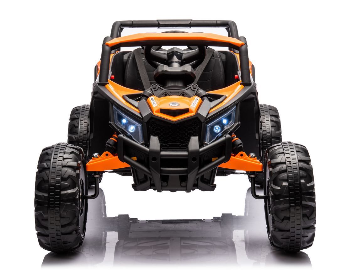 Shinpt 24V Ride on Toy for 3-6 Year Old, Powered Ride on Cars UTV with Remote Control Bluetooth, MP3 Player, Lights, 3-Speed, Electric Toy Car for Kids