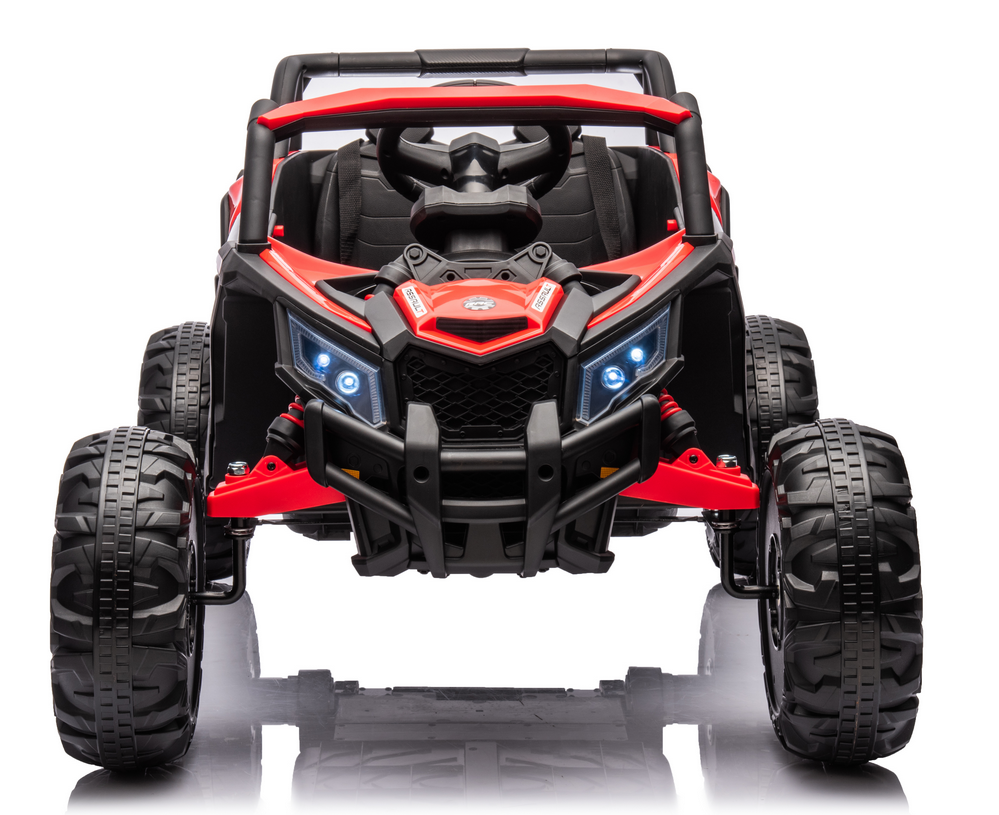 Shinpt 24V Ride on Toy for 3-6 Year Old, Powered Ride on Cars UTV with Remote Control Bluetooth, MP3 Player, Lights, 3-Speed, Electric Toy Car for Kids