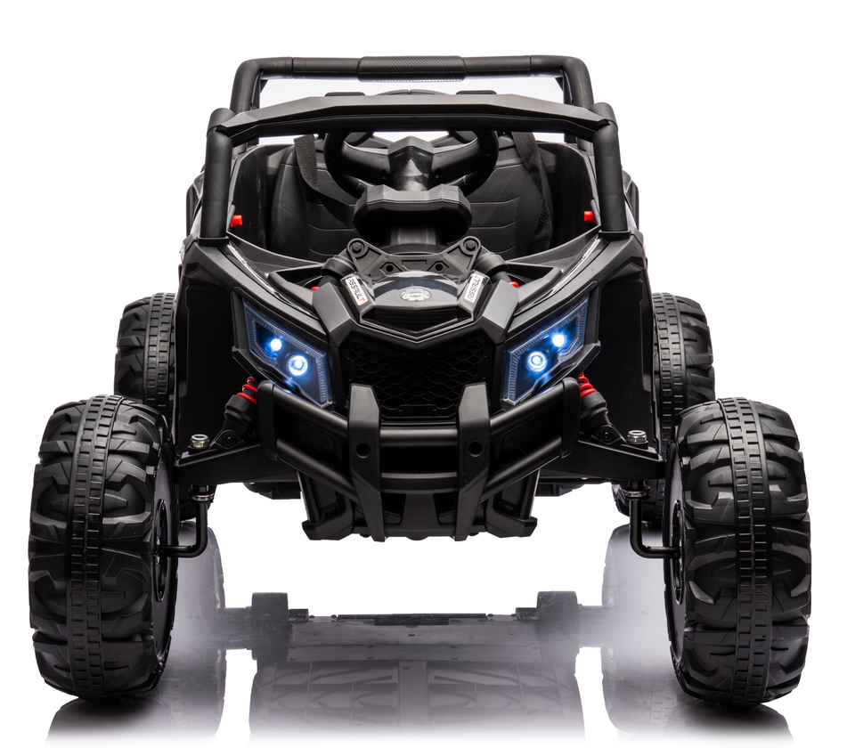 Shinpt 24V Ride on Toy for 3-6 Year Old, Powered Ride on Cars UTV with Remote Control Bluetooth, MP3 Player, Lights, 3-Speed, Electric Toy Car for Kids