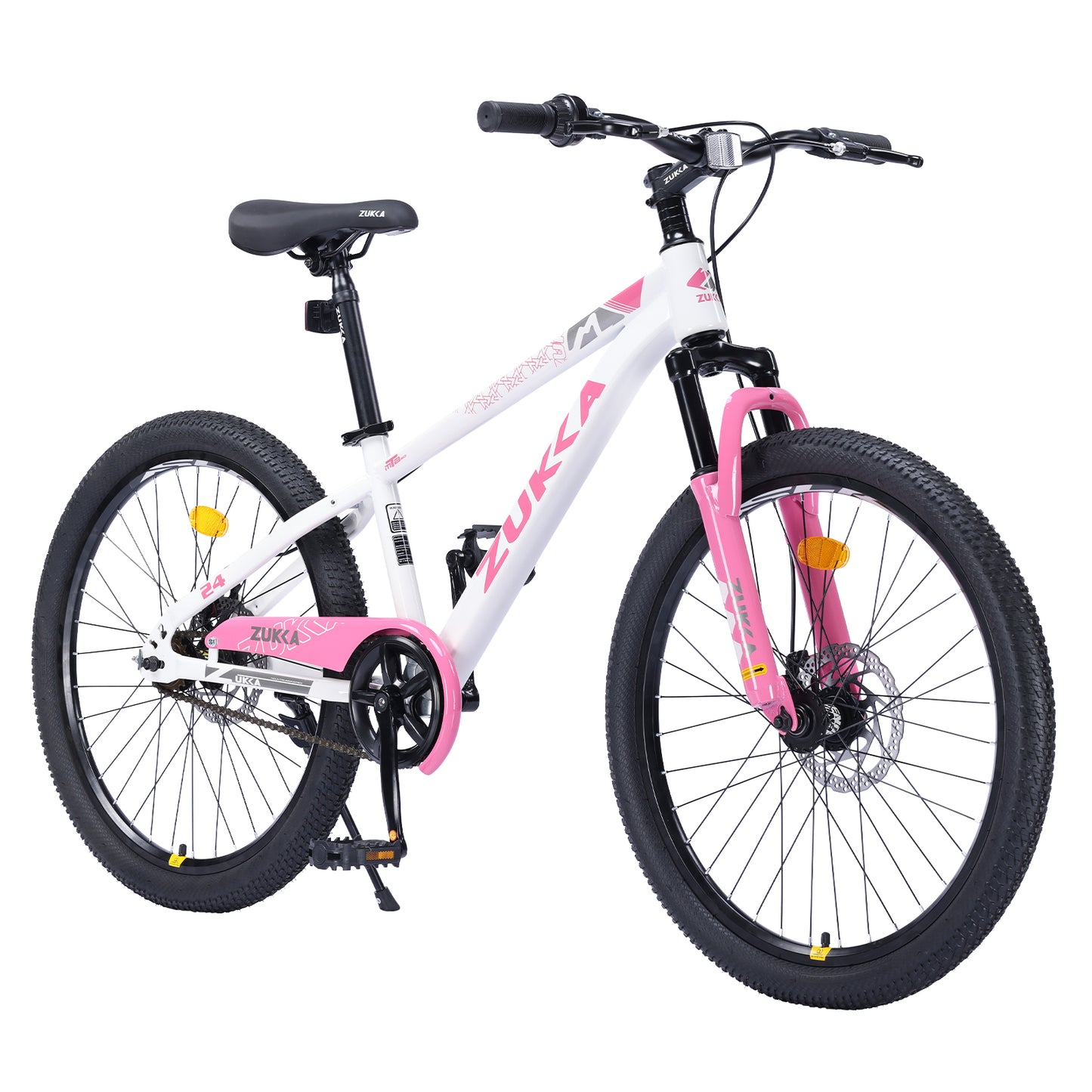 24in Mountain Bike for Kids 9-12, SHINPT Students Bicycle with Adjustable Saddle and Handlebar, 24" Balance Bike with Multiple Colors for Best Gift, Suspension Mountain Bike for All Terrain