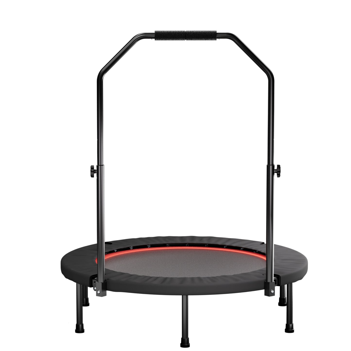 40in Rebounder Trampoline for Adults, SHINPT Fitness Trampoline with Handle, 40" Gym Equipment for Home, Exercise Trampoline for Adults Indoor, Outdoor Foldable Trampoline for Yard, Basement, Lawn