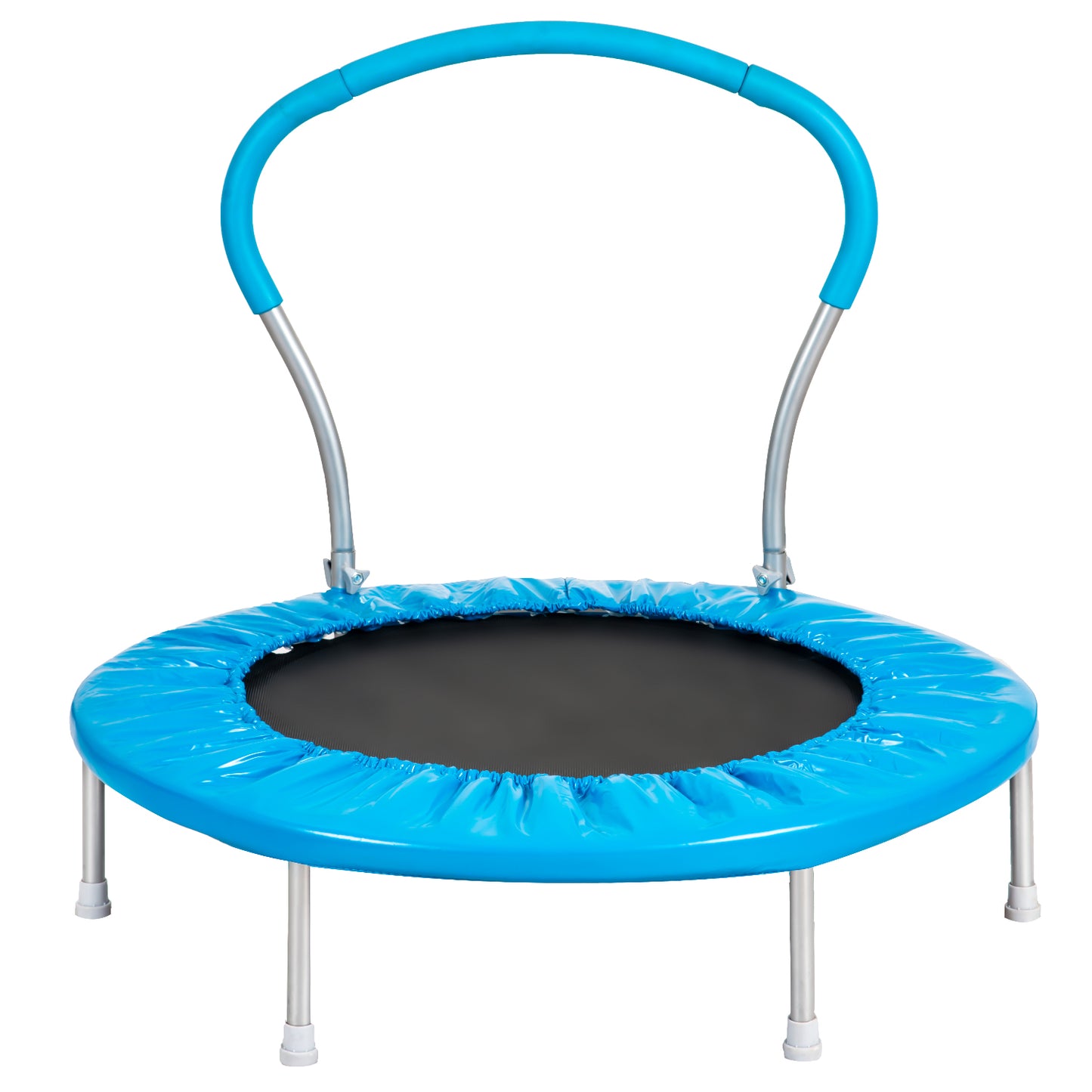 36" Mini Trampoline for Kids with Handle, SHINPT Toddler Trampoline Indoor, Small Trampoline for Kids, Baby Trampoline for Backyard, Garden, Lawn, Basement, Recreational Trampoline for Birthday Gift