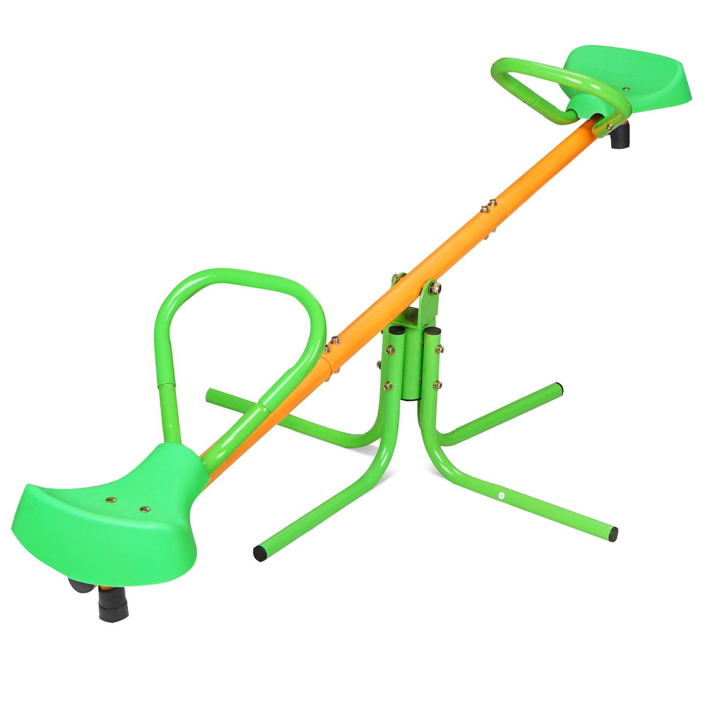 360 Degree Rotation Kids Seesaw, SHINPT Teeter Totter for Kids Outdoor/Indoor, Seesaw for Toddlers Age 3-8, Kids Indoor Playground for Best Gift, Sit and Spin Teeter Totter for Backyard, Garden, Lawn