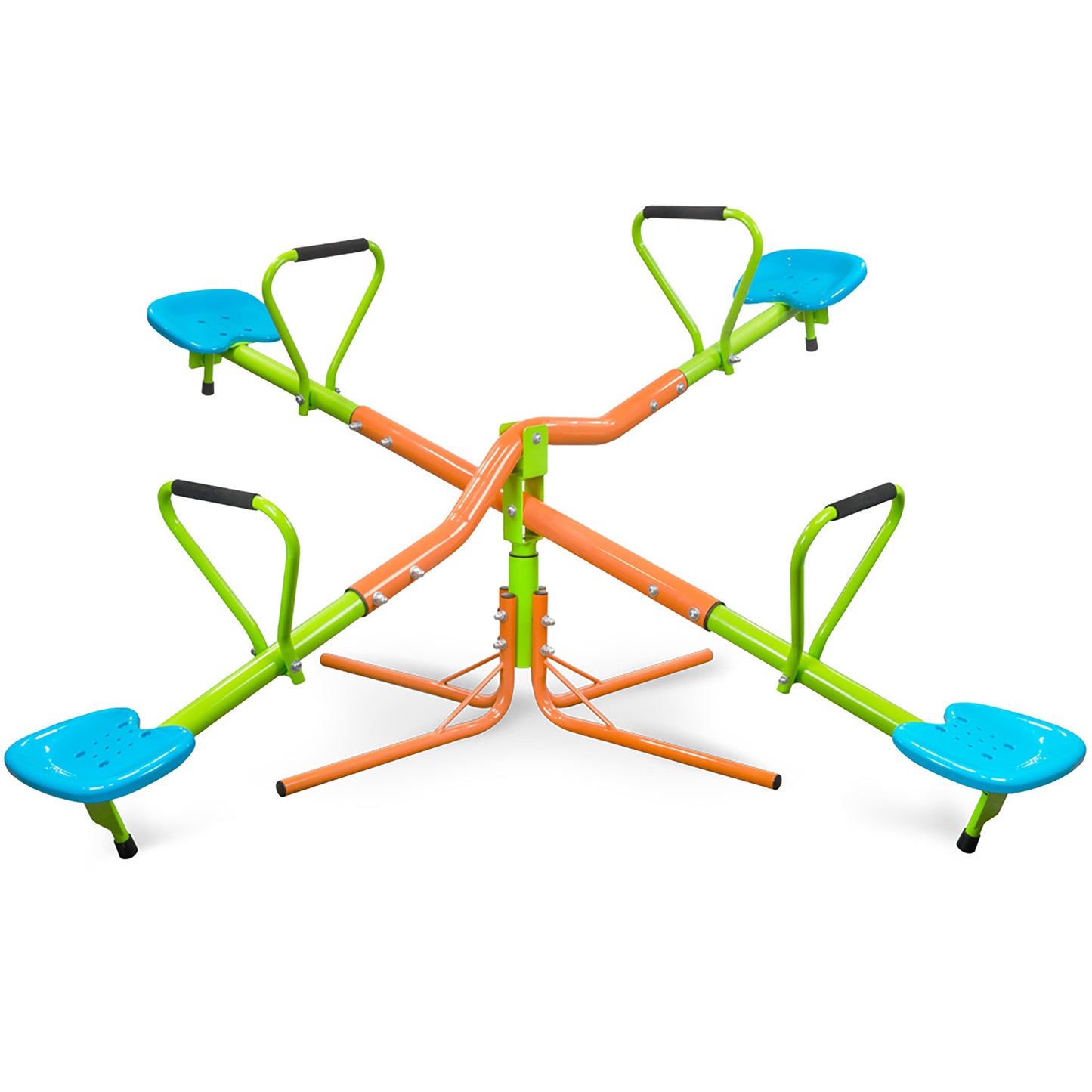 360 Degree Rotation Kids Seesaw, SHINPT Teeter Totter for Kids Outdoor/Indoor, Seesaw for Toddlers Age 3-8, Kids Indoor Playground for Best Gift, Sit and Spin Teeter Totter for Backyard, Garden, Lawn