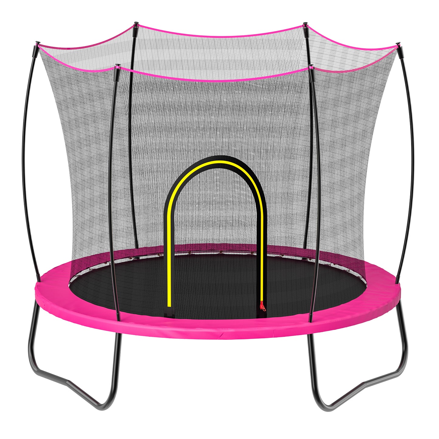 55" Toddler Trampoline for Kids, SHINPT Mini Trampoline for Toddlers 3-8, Outdoor Trampoline with Net for Indoor/Outdoor, Kids Trampoline with No Gap Design, Outdoor Trampoline for Backyard, Lawn