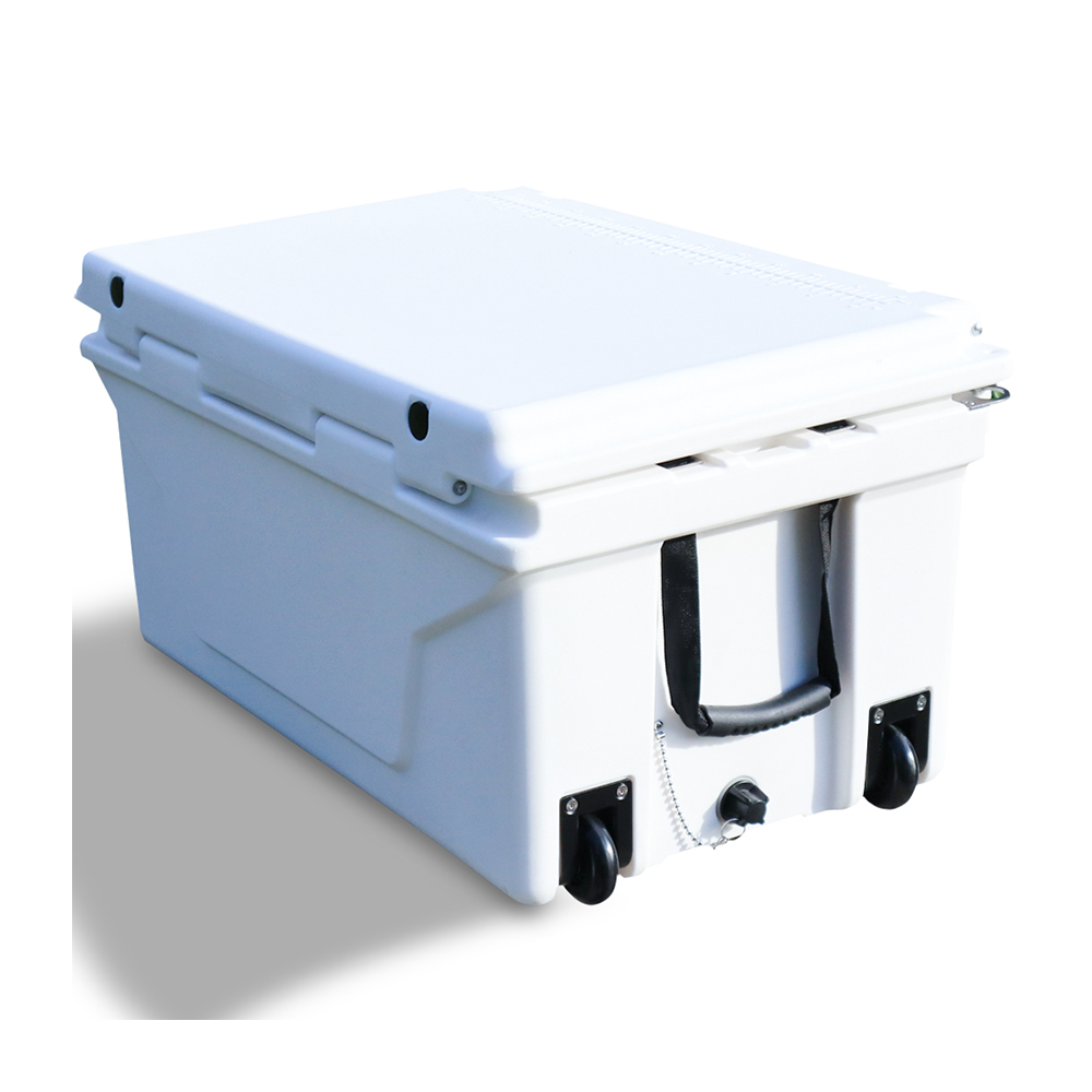 SHINPT 65QT Cooler with Wheels, Portable Ice Chest for Car, Beer Cooler Outdoor& Indoor, Travel Cooler for Drink, Beverage, Beach, Camping, Picnic, Fishing, Boat, Barbecue