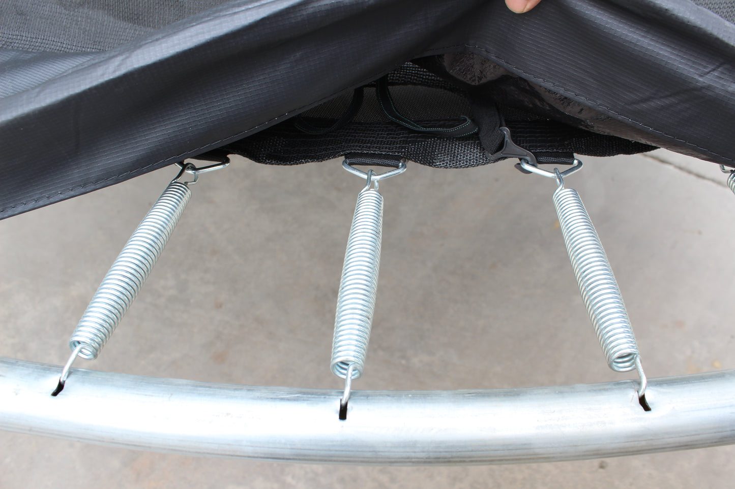 8FT 10FT 14FT 16FT Outdoor Trampoline with Enclosure Net and Ladder, Recreational Trampolines for Kids and Adults, Heavy Duty Jumping Mat and Spring Cover Padding, ASTM Approval