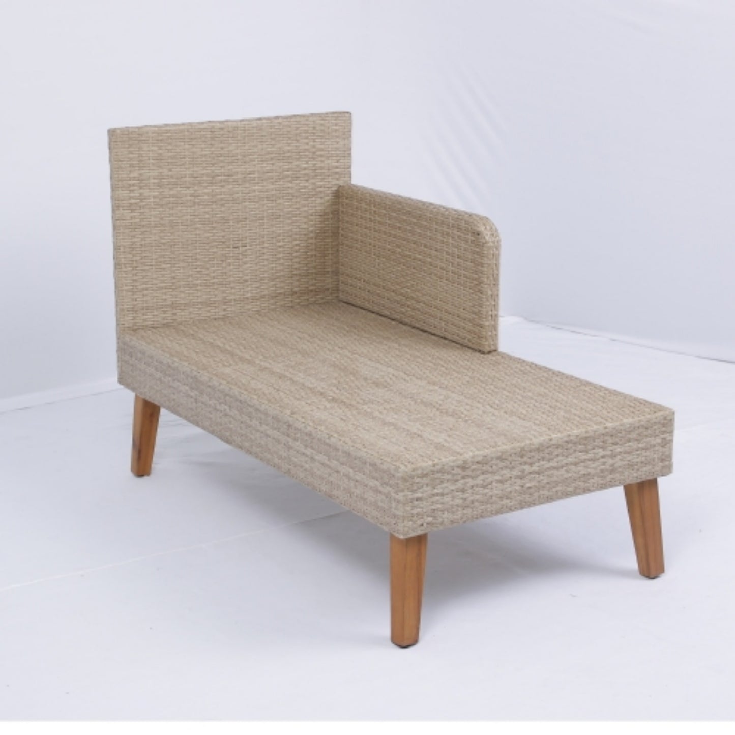 Outdoor Patio Furniture Sets, Wicker Patio Sectional Sets 3-Piece, All Weather Wicker Rattan Patio Seating L-Shaped Sofas with Wicker Coffee Table and Cushion, Dark Grey