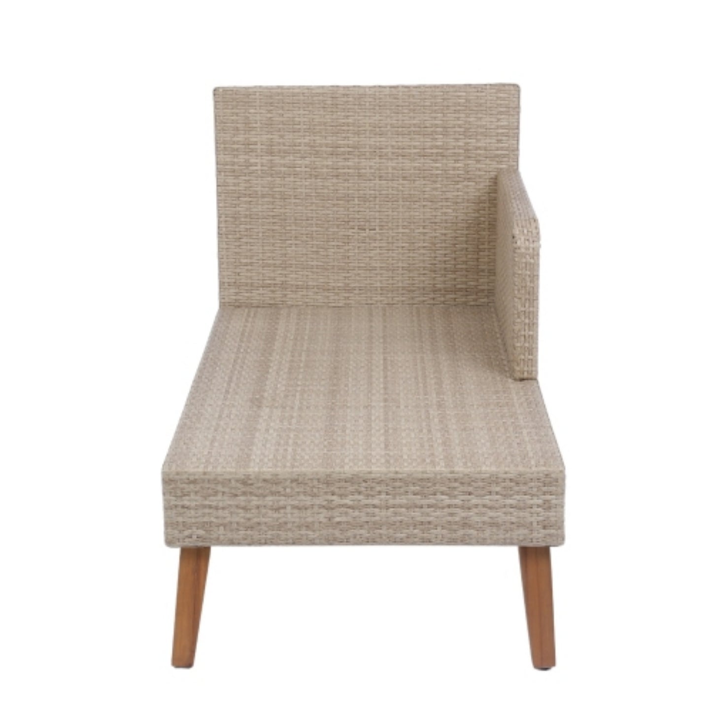 Outdoor Patio Furniture Sets, Wicker Patio Sectional Sets 3-Piece, All Weather Wicker Rattan Patio Seating L-Shaped Sofas with Wicker Coffee Table and Cushion, Dark Grey