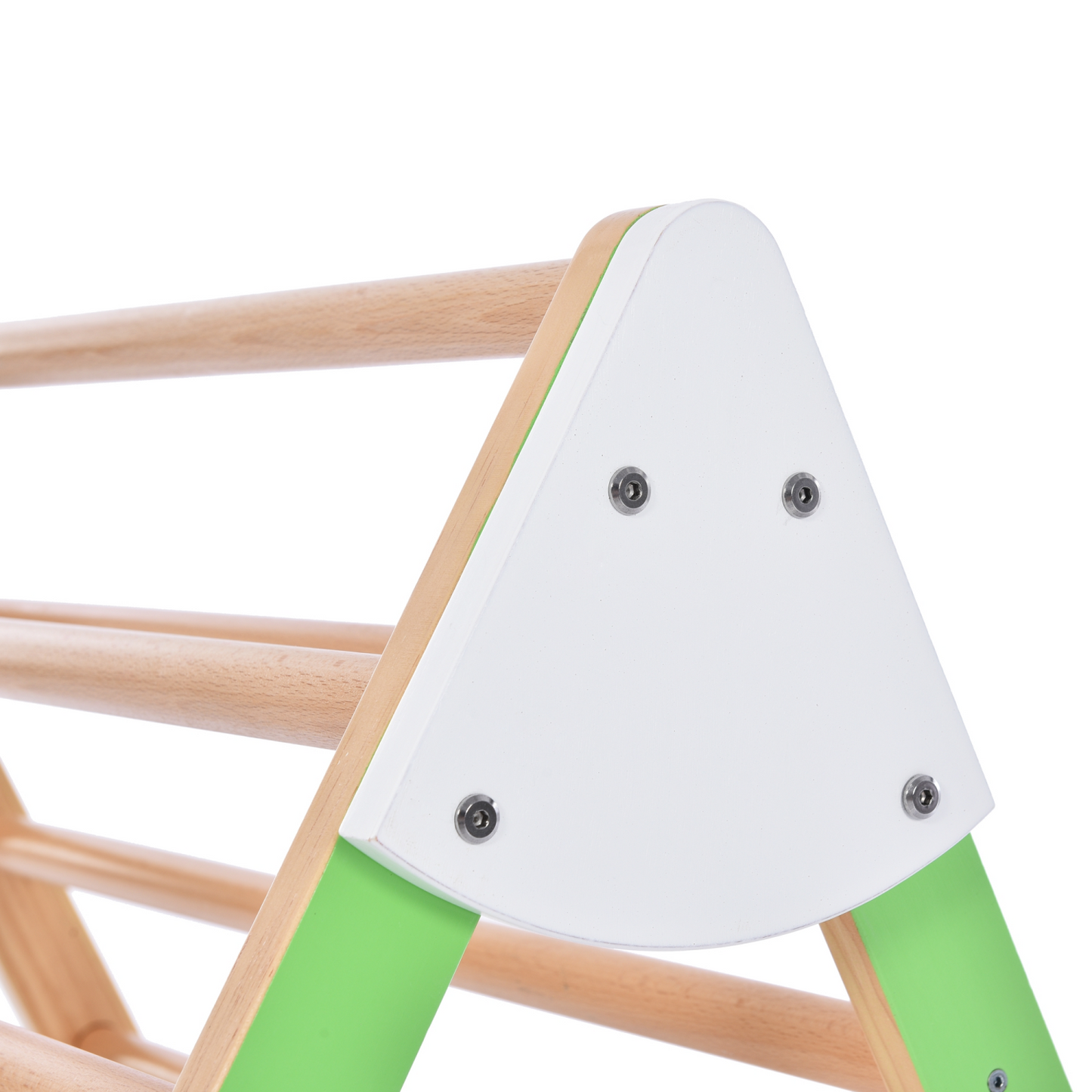 Pikler Triangle Set, SHINPT 5 in 1 Foldable Wooden Montessori Climbing Set with Climbing Triangle, Slide, Triangle Tent, Rock Arch, Ramp & Ladder, Playground Jungle Gym for Toddlers 1-3 Inside