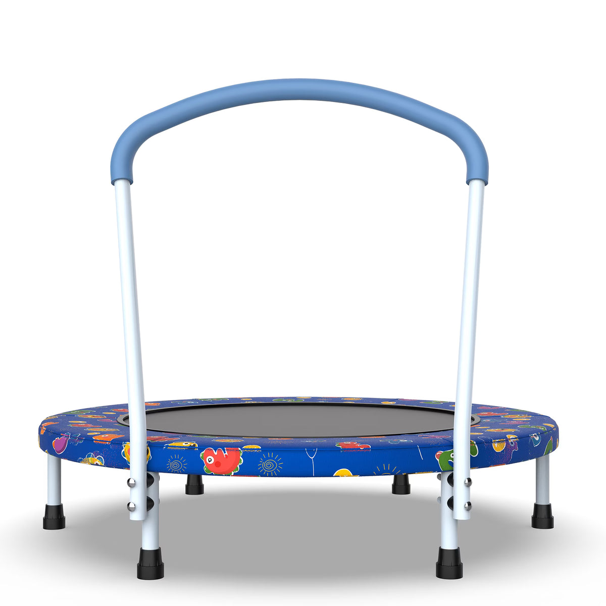 SHINPT 36" Mini Trampoline for Kids Ages 1-6, SHINPT Trampoline for Toddlers for Birthday Gift, 36in Toddler Trampoline Indoor/Outdoor with Handle, Small Trampoline for Yard, Lawn, Garden, Backyard
