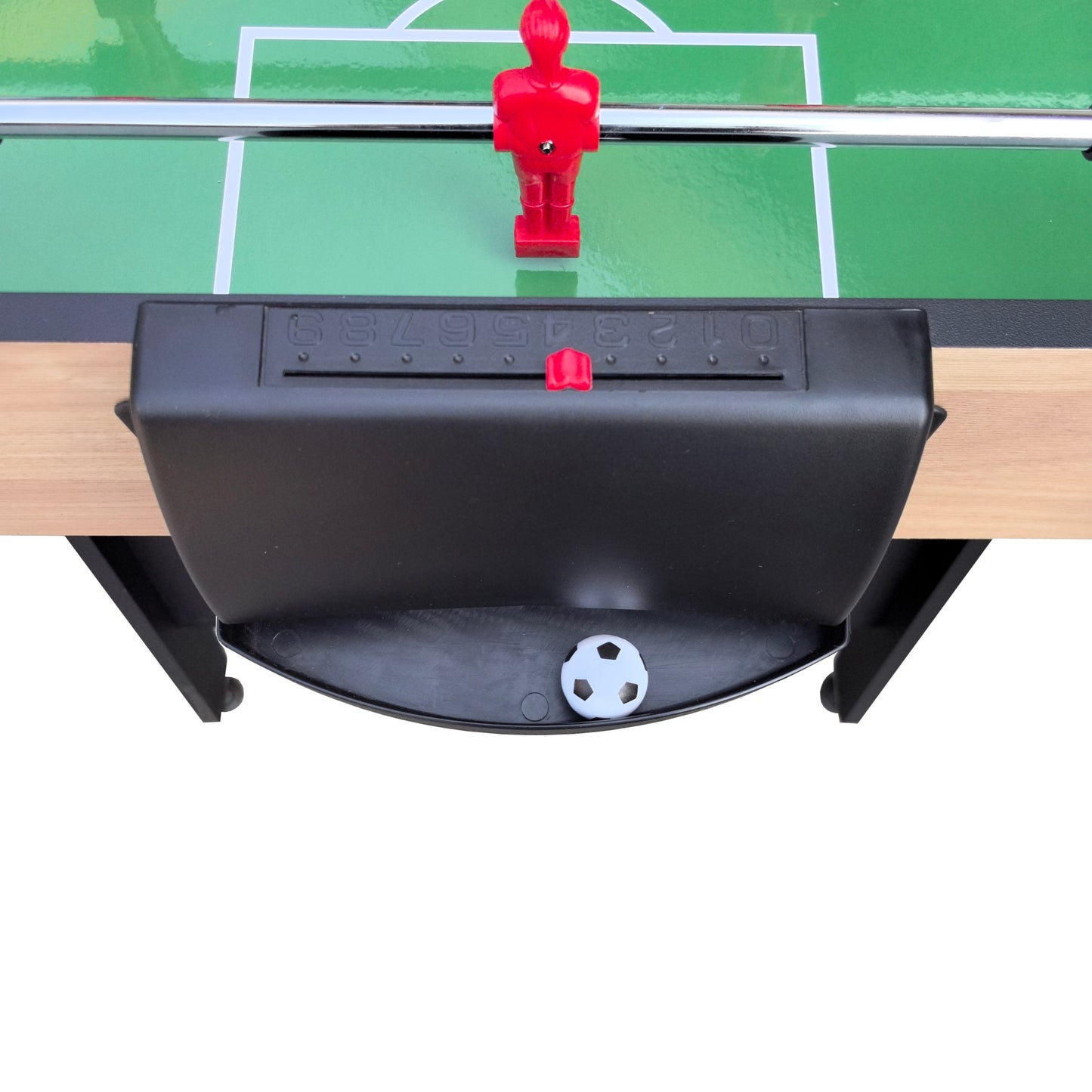 48" Soccer Table Game, SHINPT Foosball Table Adult Size for Family Gatherings, Foosball Table for Kids with 2 31mm Black/White Balls, Game Table for Game Room, Basement, Best Choice Product