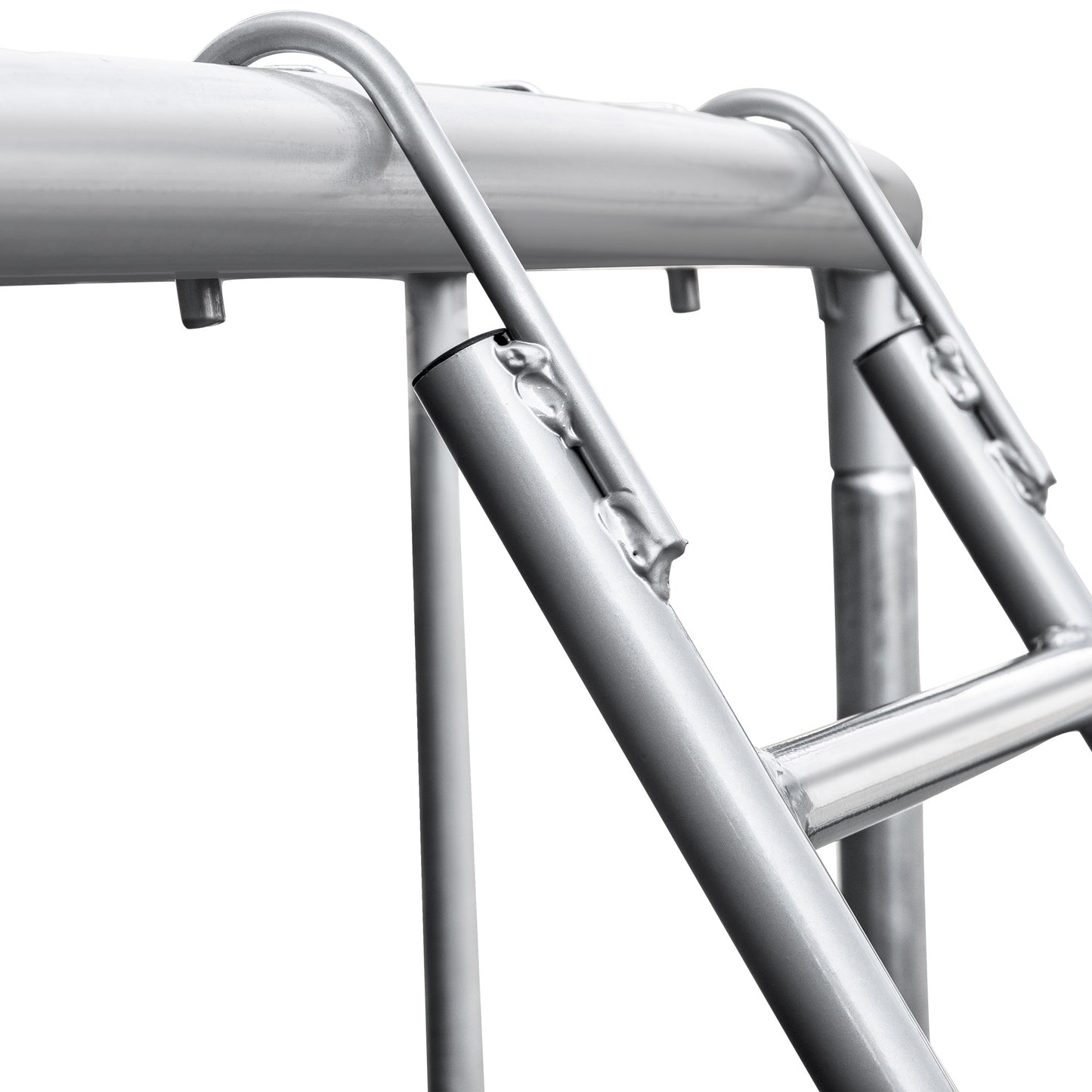 Large Trampoline with Basketball Hoop, SHINPT Ground Trampoline for Adults and Kids, Trampoline Outdoor with Safety Net, Recreational Trampoline with Ladder, Heavy Duty Trampoline Indoor