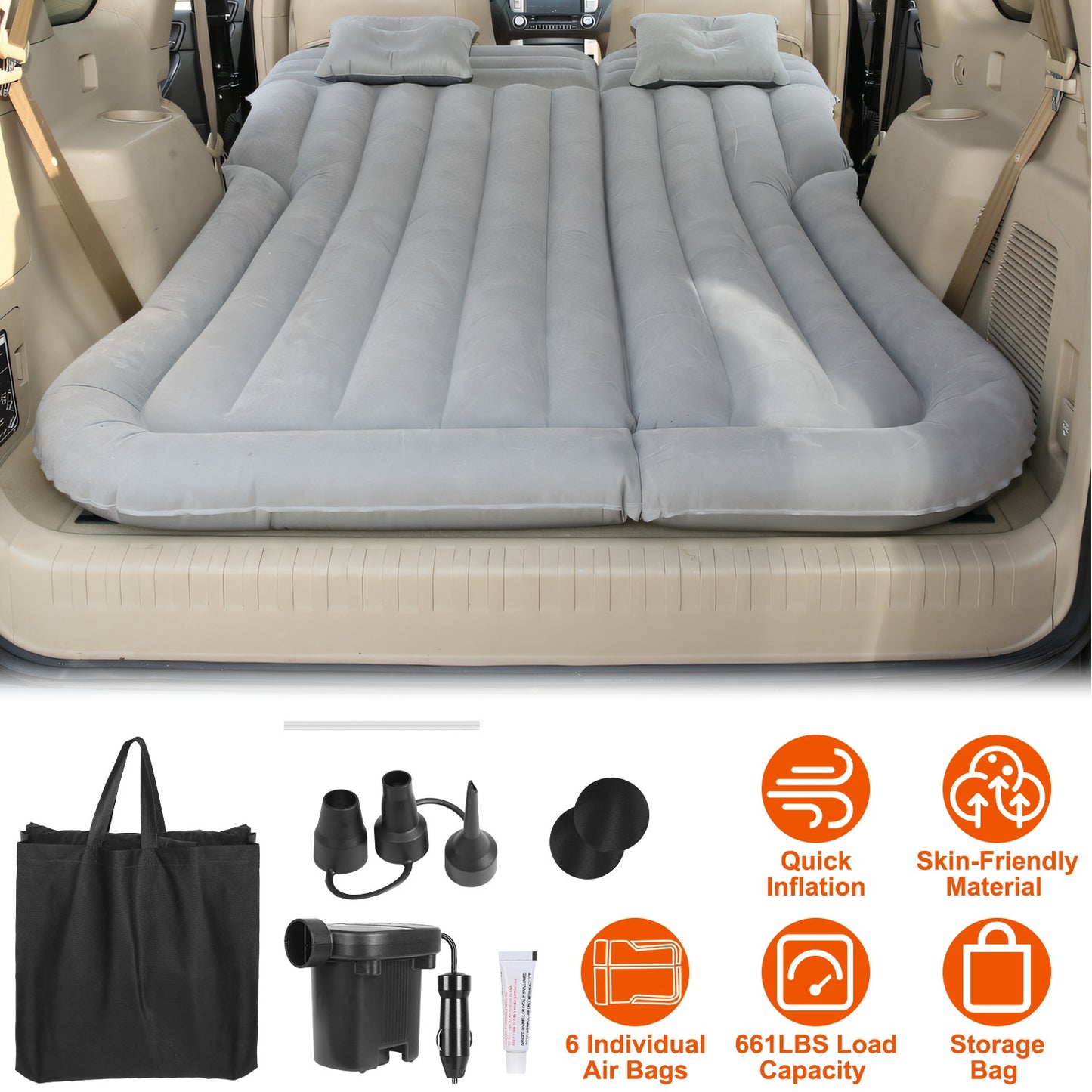 SHINPT Versatile Camping Sleeping Pad, Ultralight Memory Foam Camping Mattress with Non-Slip Bottom, Foldable Sleeping Mat for Camping Backpacking Hiking Traveling Tent, Easy to Carry and Store