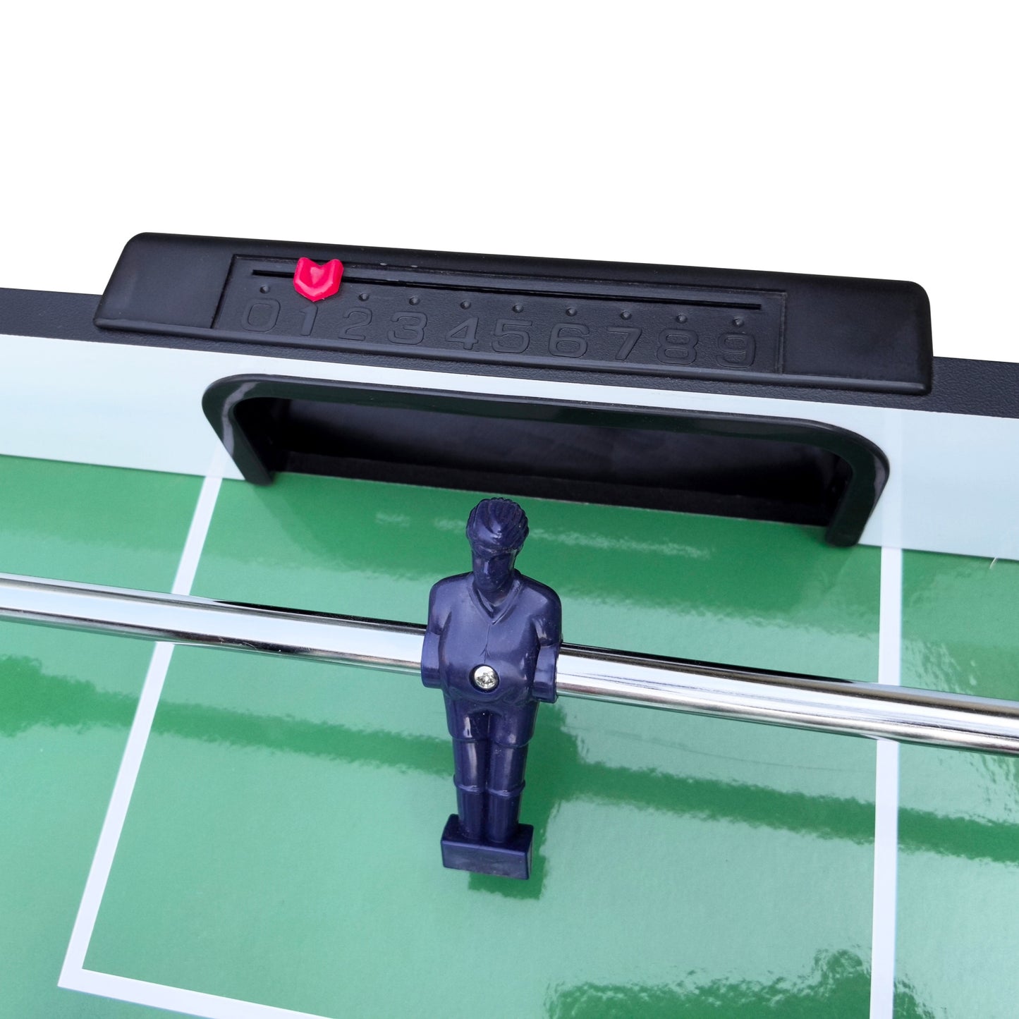 48" Soccer Table Game, SHINPT Foosball Table Adult Size for Family Gatherings, Foosball Table for Kids with 2 31mm Black/White Balls, Game Table for Game Room, Basement, Best Choice Product