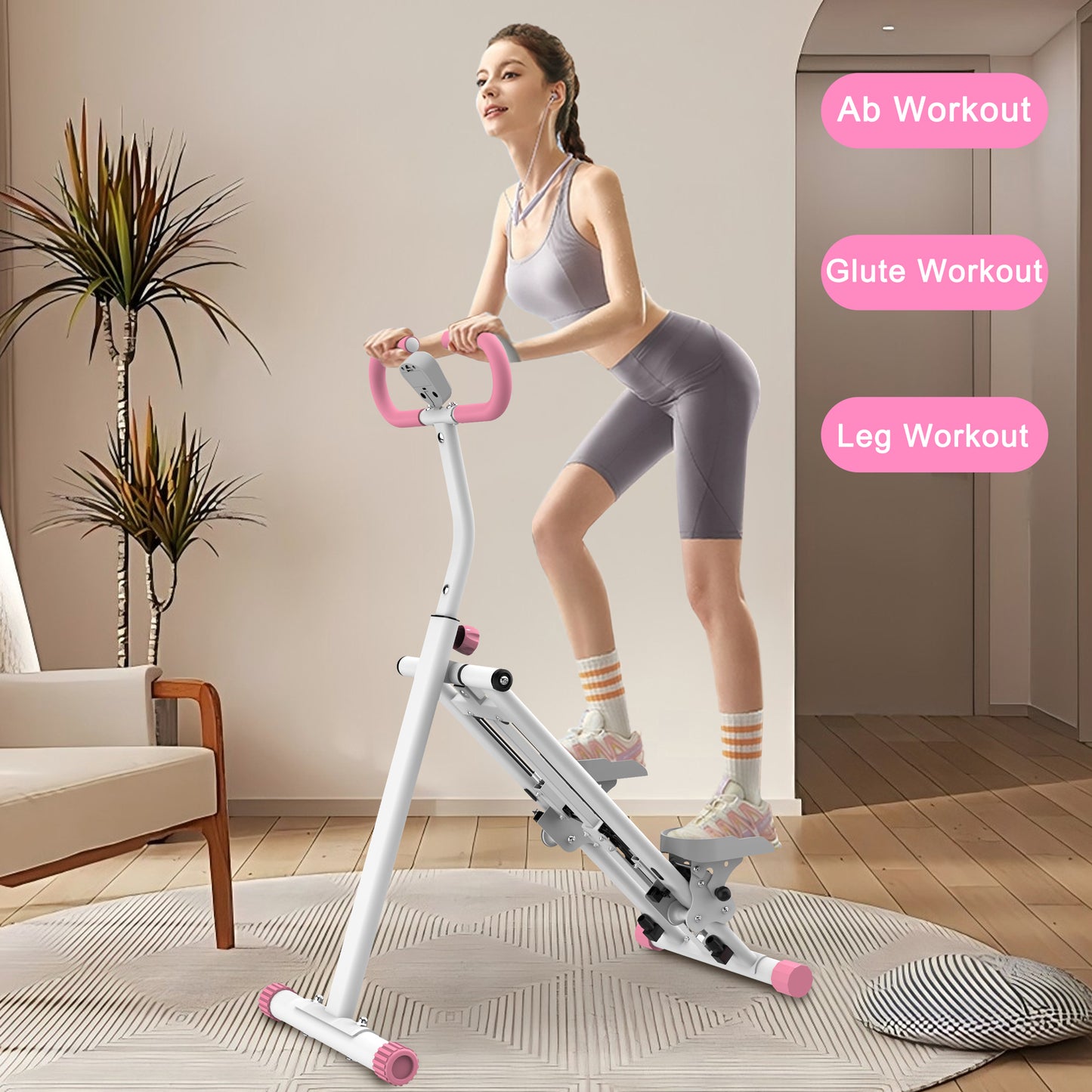 Stair Stepper with Resistance, SHINPT Workout Stepper for Home with Adjustable Handlebar, Stair Stepper Machine for Full-Body Exercise, Home Vertical Climber Workout Machine, Fitness Equipment