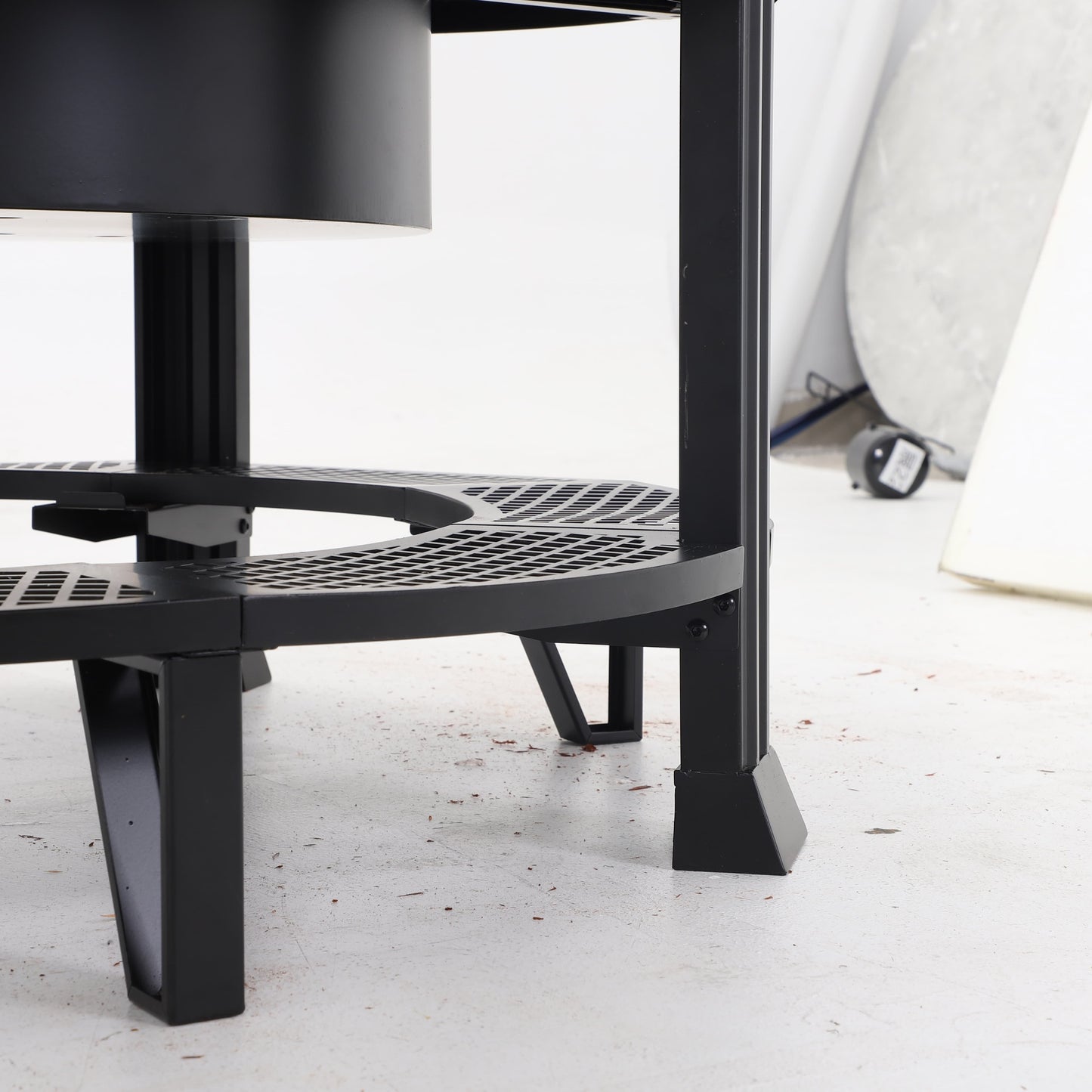 Outdoor Fire Pit, SHINPT 38” Round Wood Burning Fire Pit Table with Grill Grate, Screen Lid, Poker and Waterproof Cover, Fire/BBQ/Storage Pit for Patio, Backyard, Garden and Camping, Black