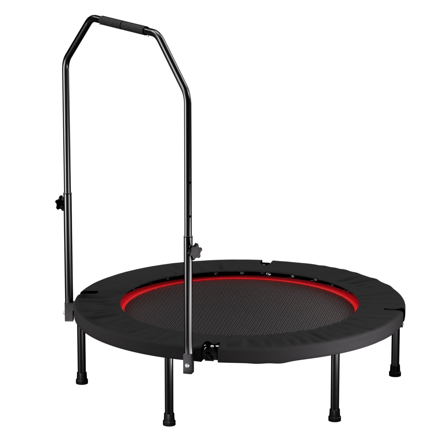 40in Rebounder Trampoline for Adults, SHINPT Fitness Trampoline with Handle, 40" Gym Equipment for Home, Exercise Trampoline for Adults Indoor, Outdoor Foldable Trampoline for Yard, Basement, Lawn