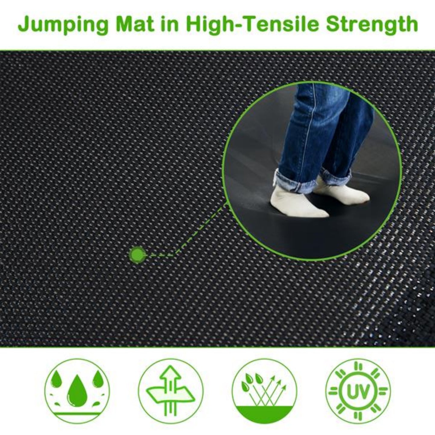 7 FT Trampoline for Kids Age3-12, SHINPT Round Recreational Trampolines with Safety Enclosure Net, Mini Outdoor Trampoline with Slide and Ladder, Easy Assembly, Outdoor, Indoor