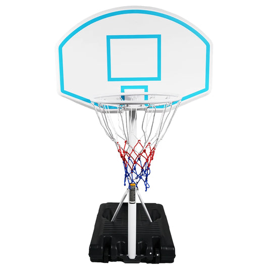 BTMWAY Pool Basketball Hoop Outdoor, 3.1ft-4.7ft Height Adjustable Basketball Hoop for Kids Youth and Adults, Portable Basketball hoop with 36" Backboard, Poolside Basketball Goal for Outdoor Games