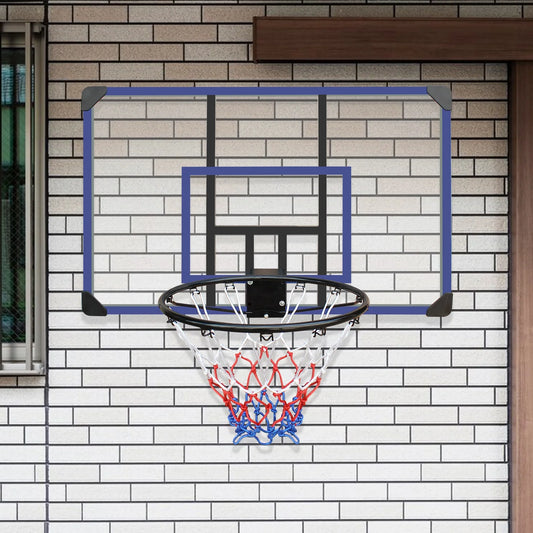 Basketball Hoop Over the Door with Ball, BTMWAY Indoor Mini Basketball Hoop with Breakaway Rim Built for Dunks, Wall Mounted Basketball Hoop Set for Bedroom/Office, Gift for Boys Kids Teens Adults