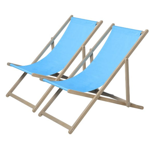 Shinpt Beach Sling Patio Chairs Set of 2,Wooden Folding Outdoor Chairs for Outside, 3 Level Height Adjustable, Portable Reclining Beach Chair