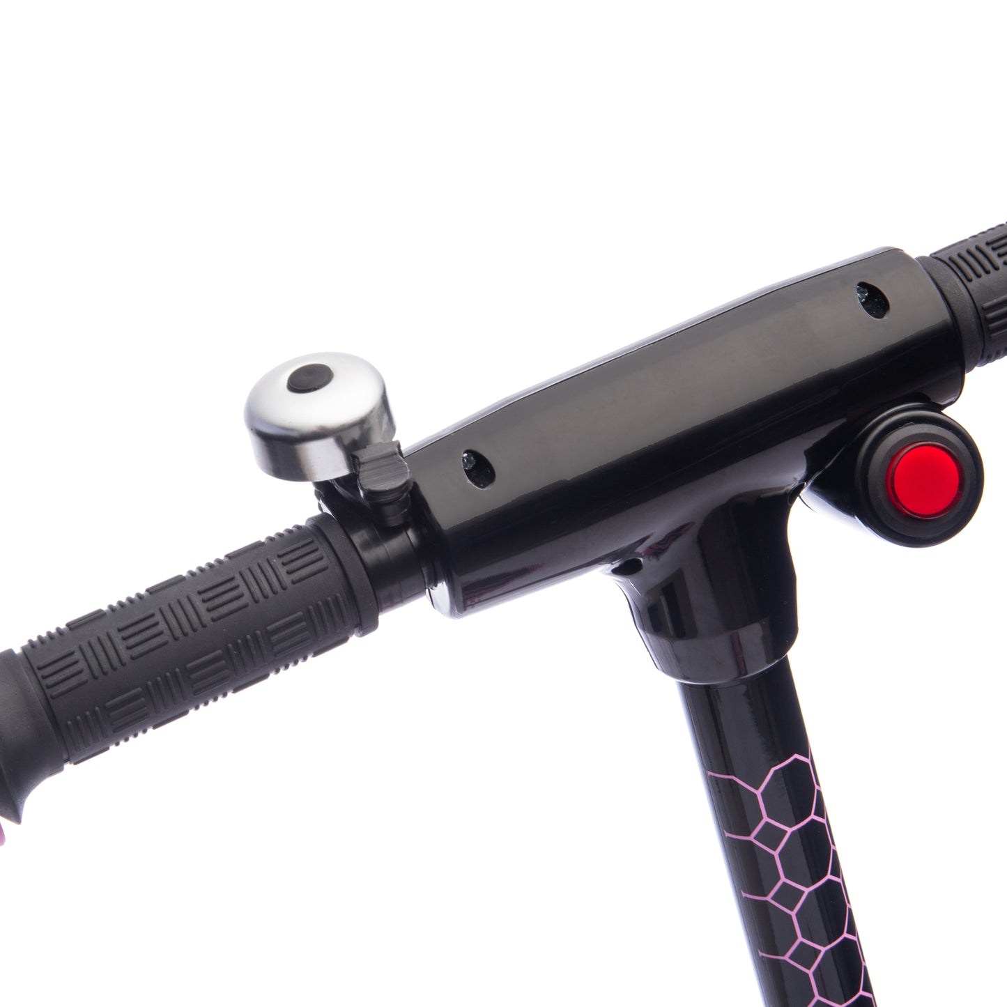 Electric Scooter for Kids 6+, SHINPT Kids Scooter Age 6+ with Rear Brake, Toddler Scooter with Kickstand, Scooter Bell, Non-Slip Handle, Colorful LED Lights, 6+ year old boy and girl birthday gift