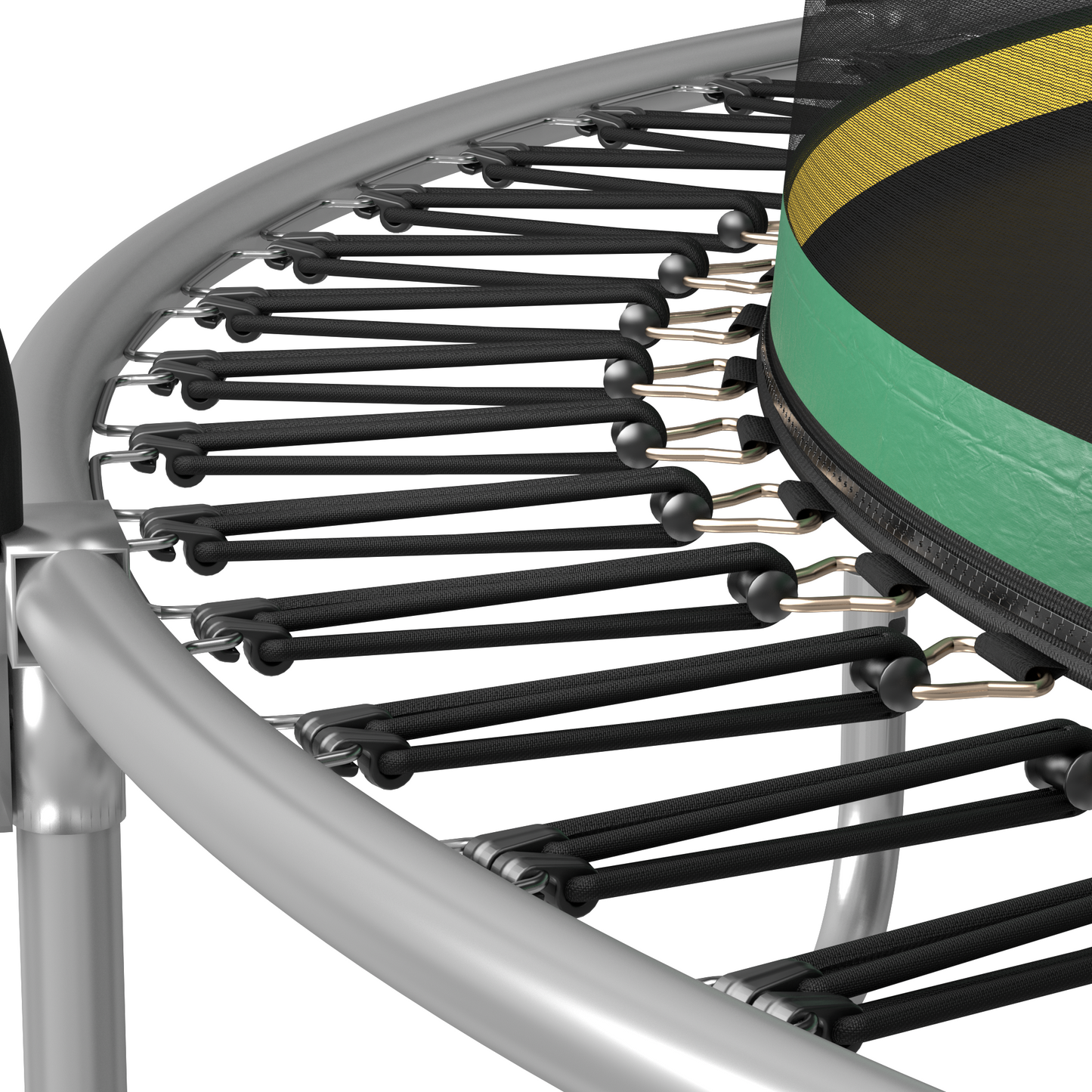 Springfree Toddler Trampoline, SHINPT Outdoor Trampolinewith No-gap Design, Trampoline for Kids with 6 W-shape Legs, Recreational Trampoline with Net, Kids Indoor Bounce House for Best Gift