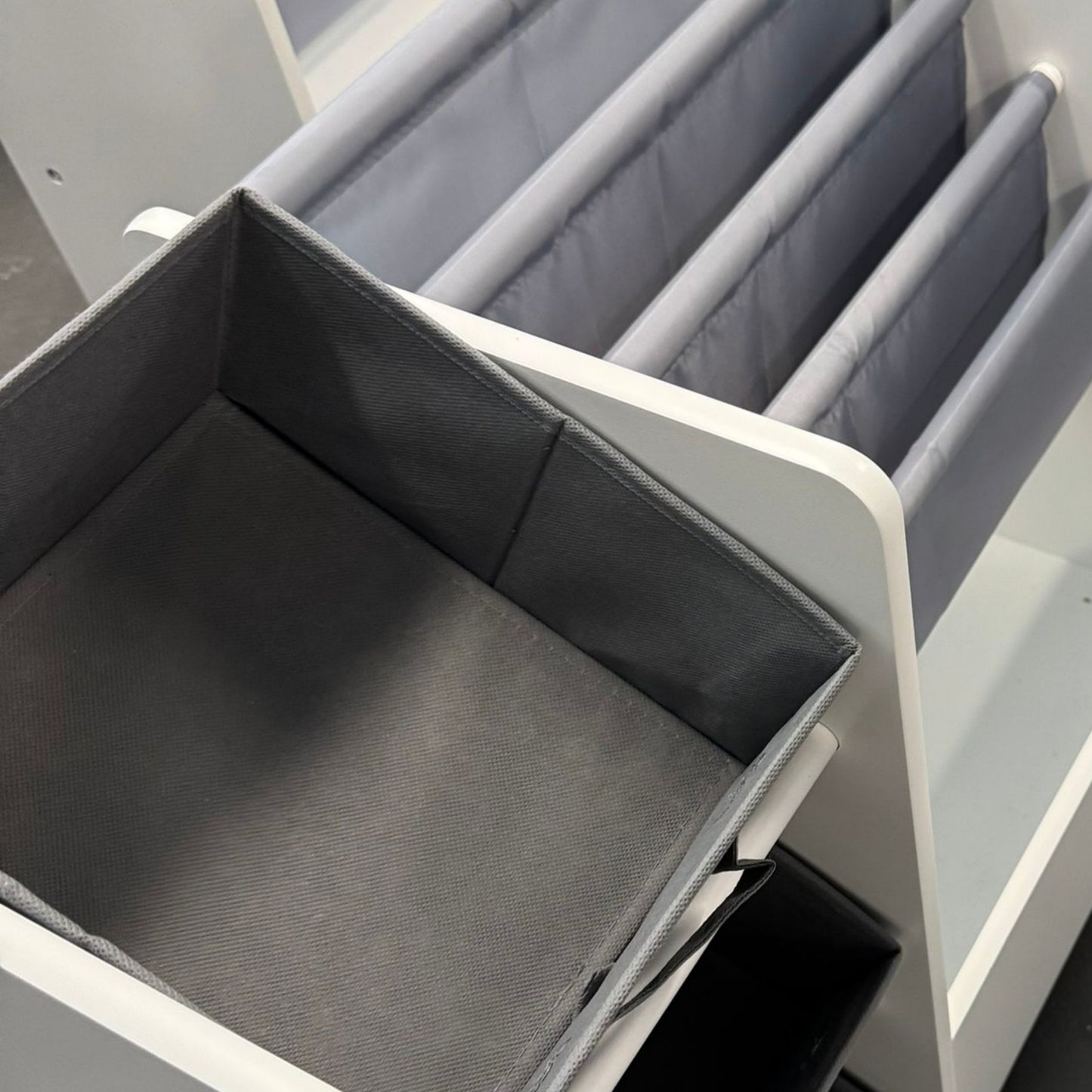 Bookshelf for Kids Rooms, SHINPT Toy Box with Bookshelf, Kids Storage Organizer with 3 Collapsible Fabric Drawers, Toy and Book Storage for Kids, Nursery Bookshelf for Playroom, Bedroom, Livingroom