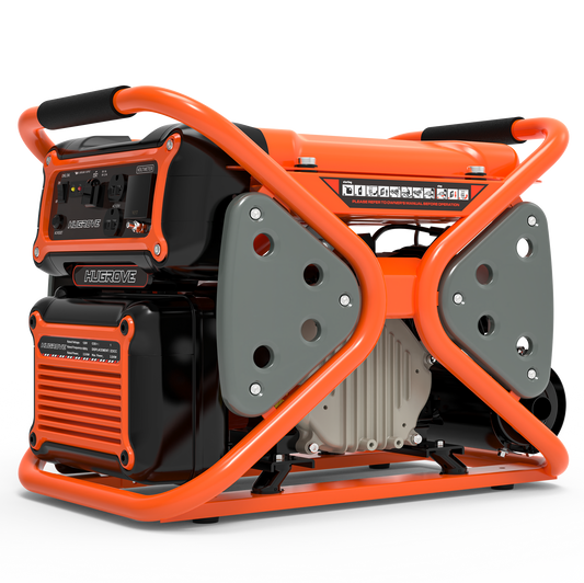 SHINPT 3500W Ultra-Quiet Portable Inverter Generator for Home & Outdoor Use, 5H Run Time at 100% Load, Lightweight & Compact Power Station