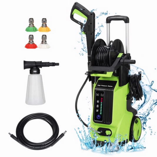 Yardmaster 3800 PSI 2.6 GPM Electric Pressure Washer, 1800W 110V Pressure Washer with 4 Nozzles and Soap Bottle, Best for Cleaning Homes, Cars, Driveways