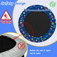 36" Mini Trampoline for Kids, SHINPT Toddler Trampoline with Handle, Small Trampoline for Kids Ages 1-6, Fitness Trampoline Indoor & Outdoor, Foldable Trampoline for Kids, Baby Trampoline