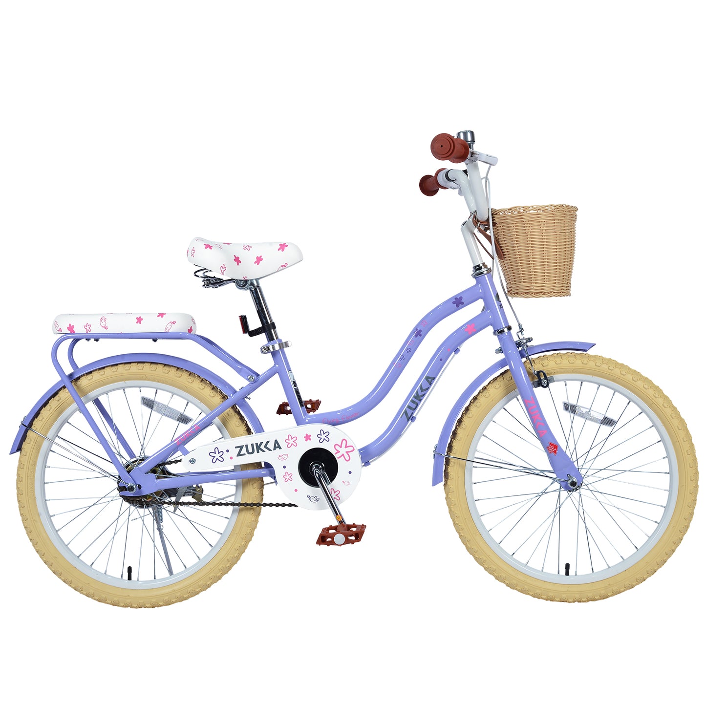 20 Inch Girls Bike for 7-10 Years Old Kids, SHINPT Kids Bicycle with Basket & Lightweight, Comfortable City Bikes with Rear Rack and Basket, Green