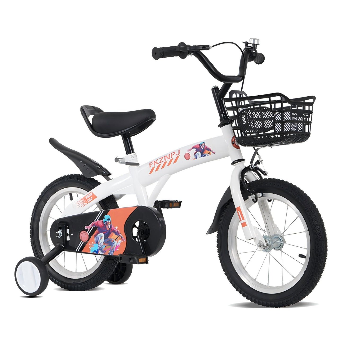 18 inch Kids Bike for Boys and Girls, SHINPT Toddler Bike with Training Wheels, Bicycle for Kids with Basket, 18" Kids Bike for Boys, Girls Bike 18 inch for Toddlers, Perfect Gift for Outdoor Sports