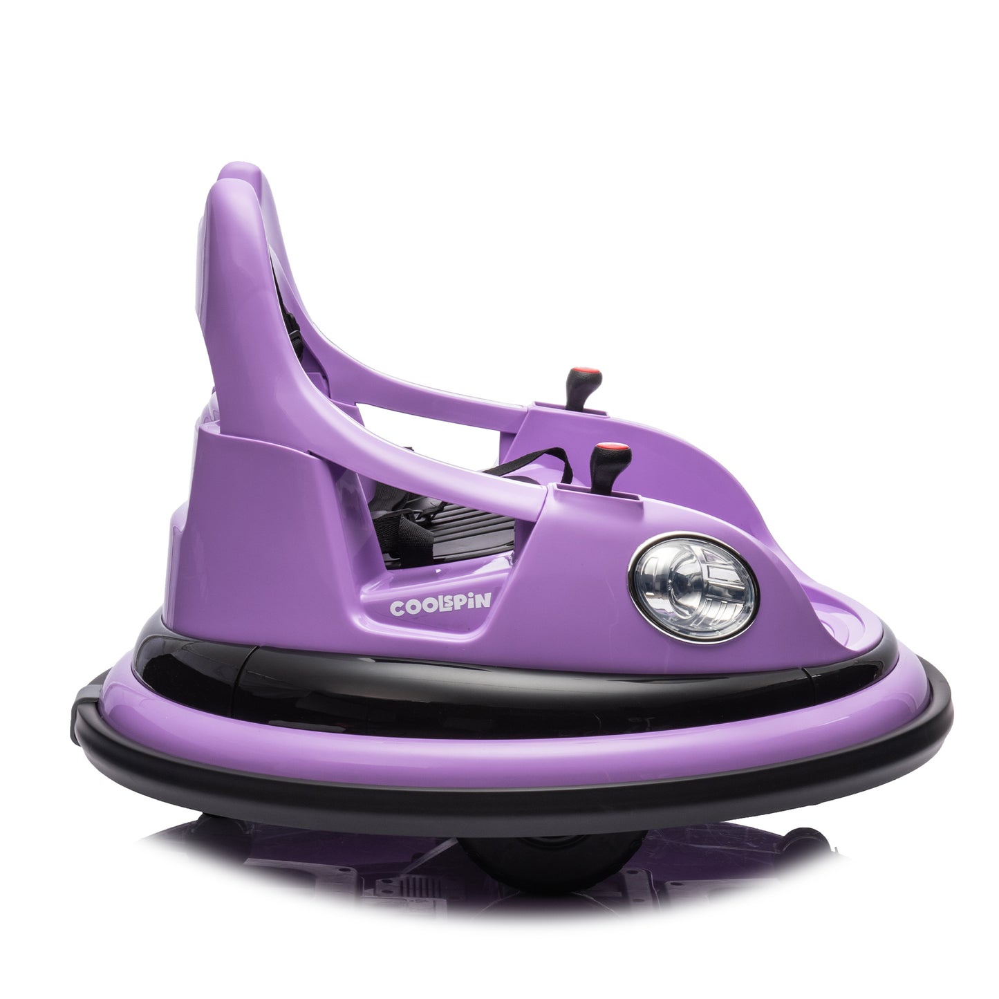 Shinpt 12V Toddler Bumper Car with Remote Control,Electric Car for Kids 1.5-5 years,LED Lights,Bluetooth,360-Degree Spin,Floor Cleaning Car for Kids
