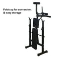 Olympic Weight Bench for Home Gym, Bench Press Set with Squat Rack and Bench, BTMWAY Adjustable Weight Bench, Gym Bench with Soft Leather Cushion, Foldable Workout Bench, Workout Equipment