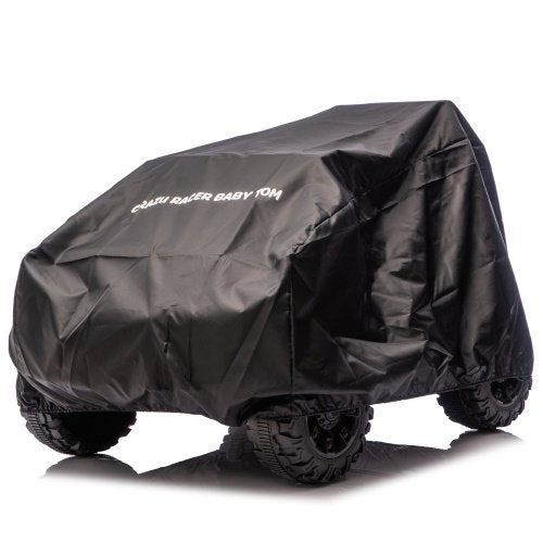 Foldable Ride-On Vehicle Cover, SHINPT Black 420D Oxford Fabric Dust Shield, Water-Resistant Storage Protector for Mini Electric SUV and Truck Style Toys
