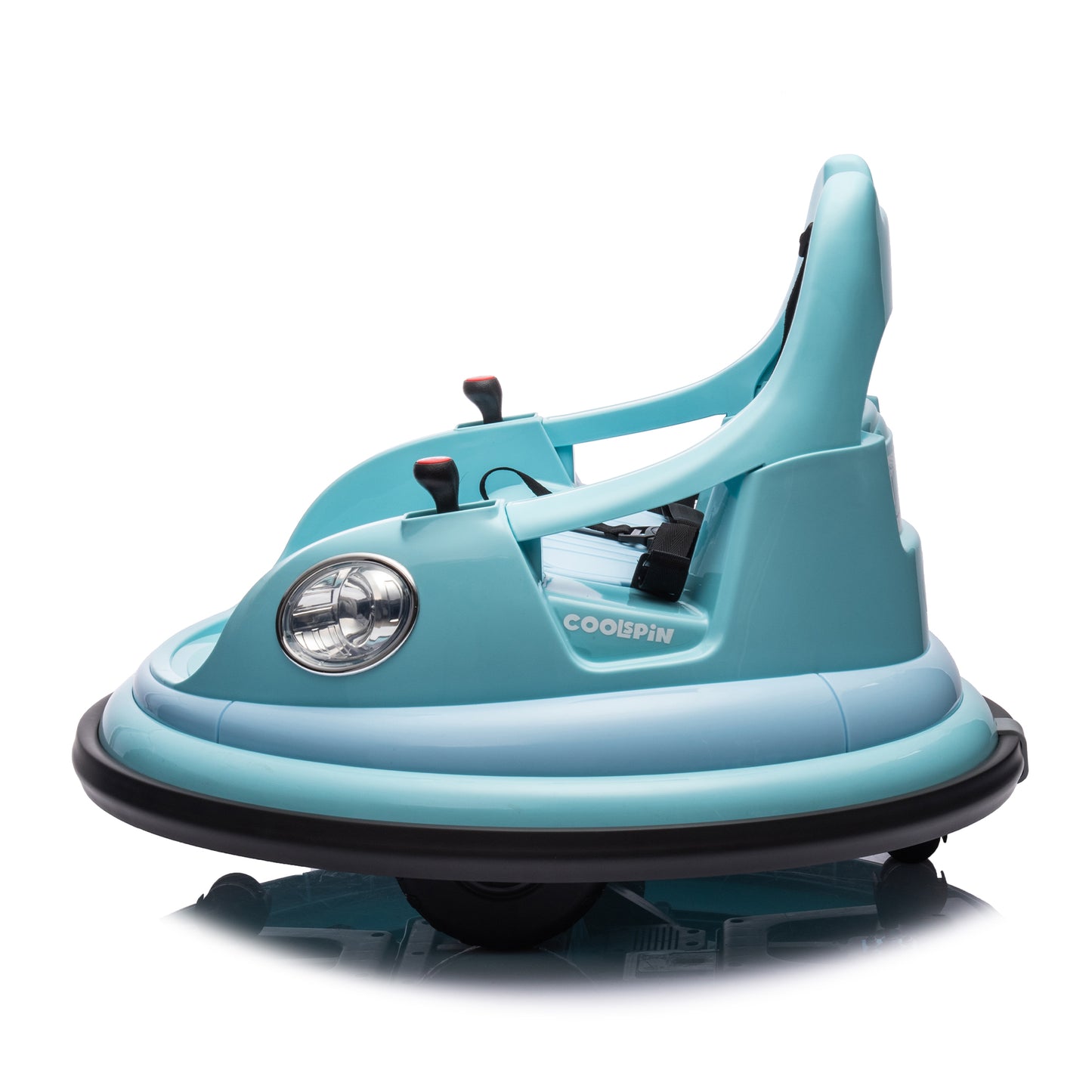 Shinpt 12V Toddler Bumper Car with Remote Control,Electric Car for Kids 1.5-5 years,LED Lights,Bluetooth,360-Degree Spin,Floor Cleaning Car for Kids