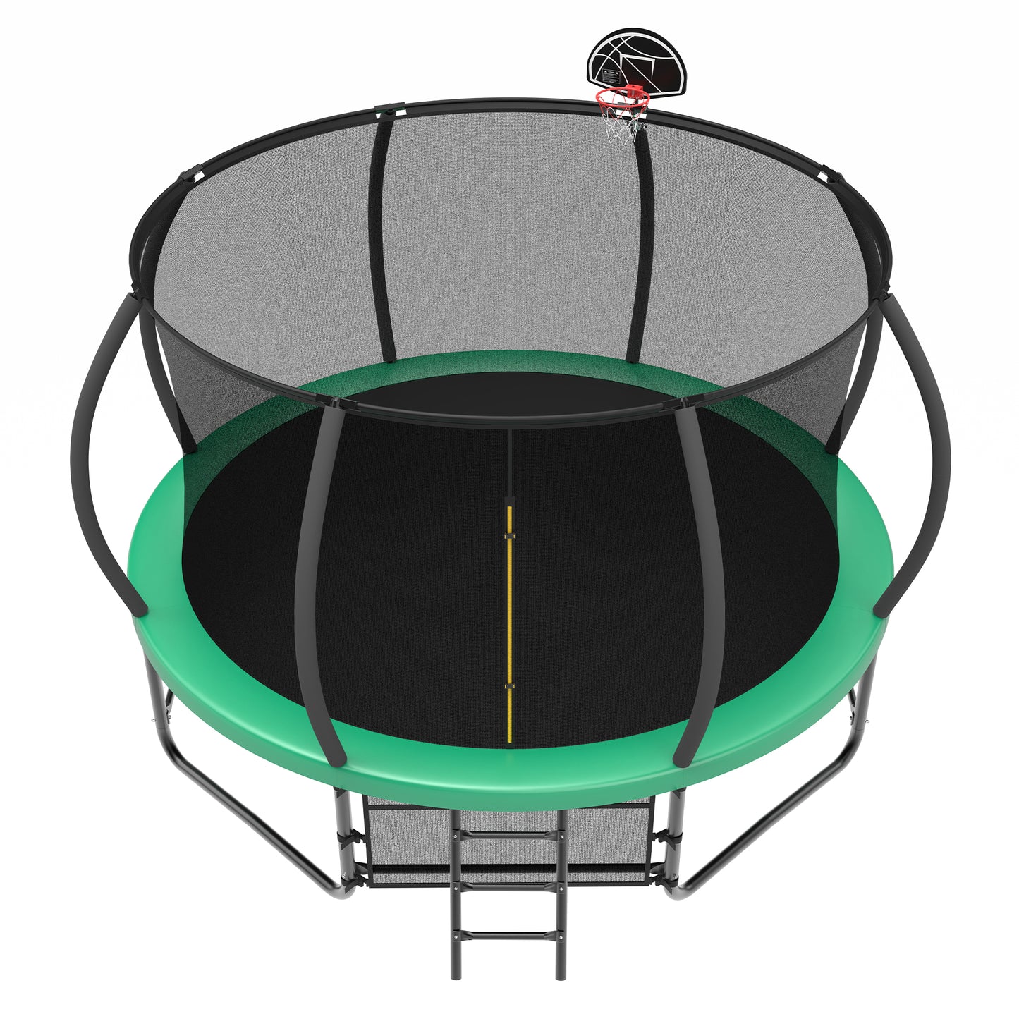 14FT Trampoline for Kids for Gift, SHINPT Outdoor Trampoline with Shoes Storage, Kids Trampoline 14FT with Basketball Hoop, Large Trampoline Outdoor for Backyard, Big Trampoline for Kids