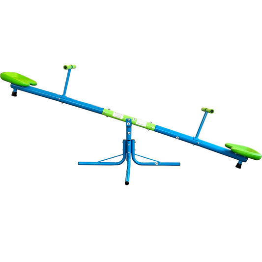 Spinning Teeter Totter for Kids Outdoor, SHINPT Playground Seesaw with 360 Degrees Rotating, Outdoor Kids Play Equipment for Ages 4-12, Toddler Seesaw for Backyard, Playground, 180 Lbs Capacity